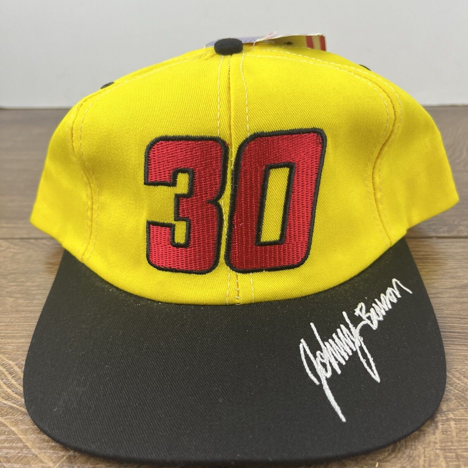 Other Johnny Benson 30 Hat Snapback Yellow Cap Adjustable Yellow A Size ONE SIZE - 6 Thumbnail