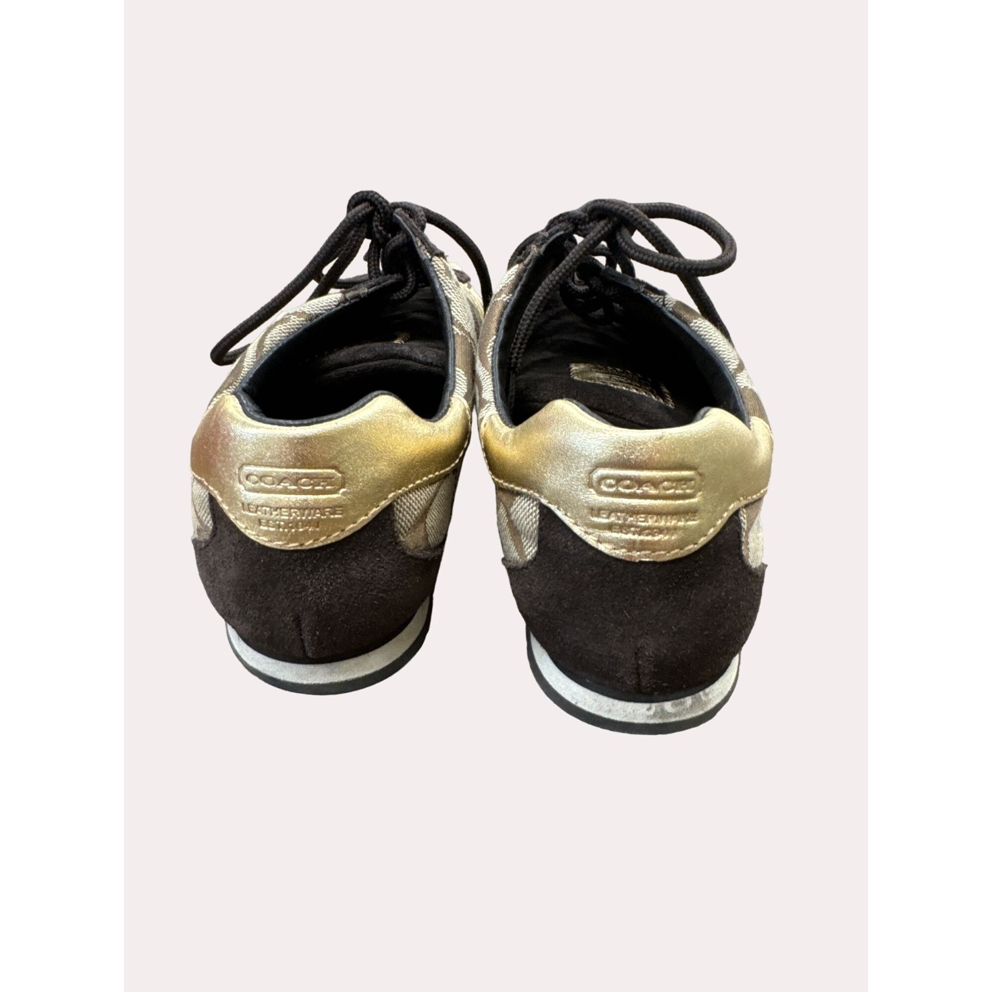 Coach Coach Katelyn women’s brown sneakers shoes 7M SKU 6166 Size US 7 / IT 37 - 3 Thumbnail