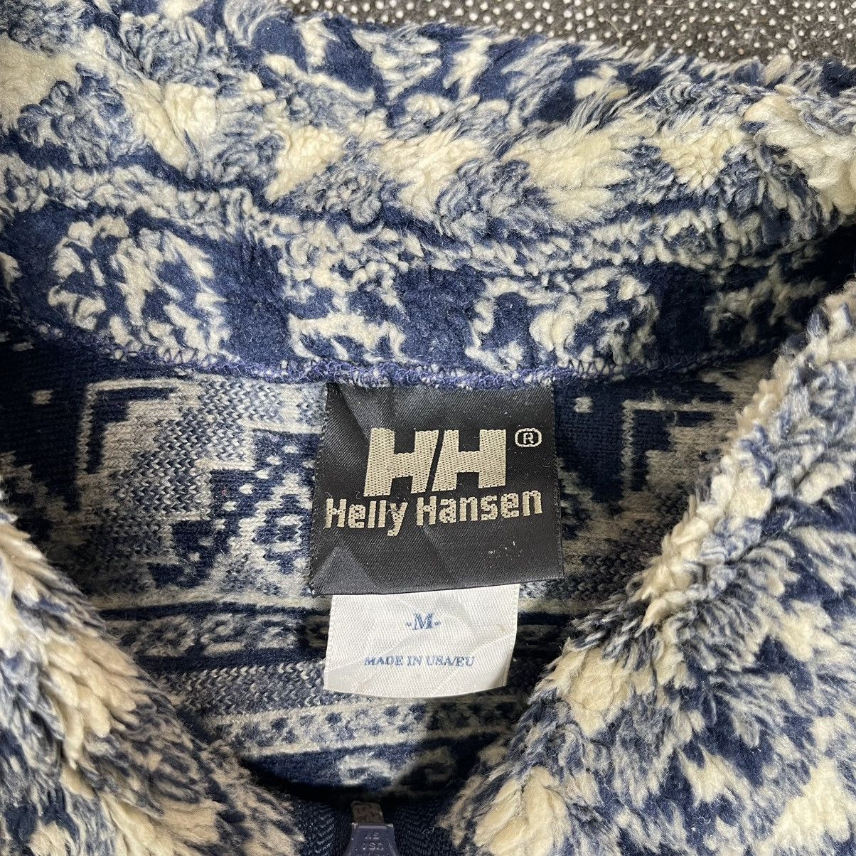 Helly Hansen Helly Hansen 1980s Fleece Sherpa Patterned Vintage Jacket Size US M / EU 48-50 / 2 - 7 Thumbnail