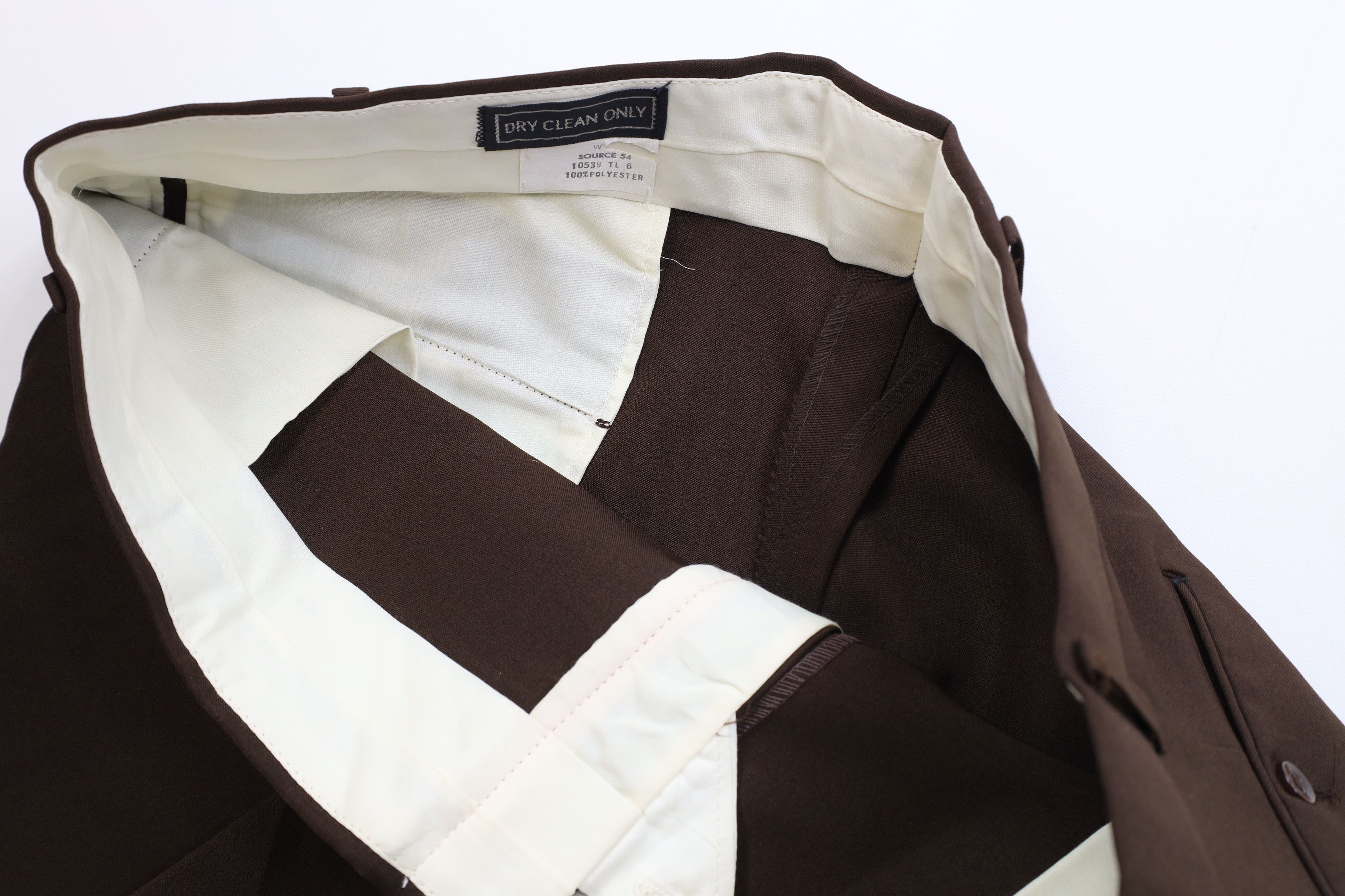 Vintage Vintage 70s Streetwear Flared Wide Leg Chino Pants Brown USA Size US 40 / EU 56 - 9 Thumbnail