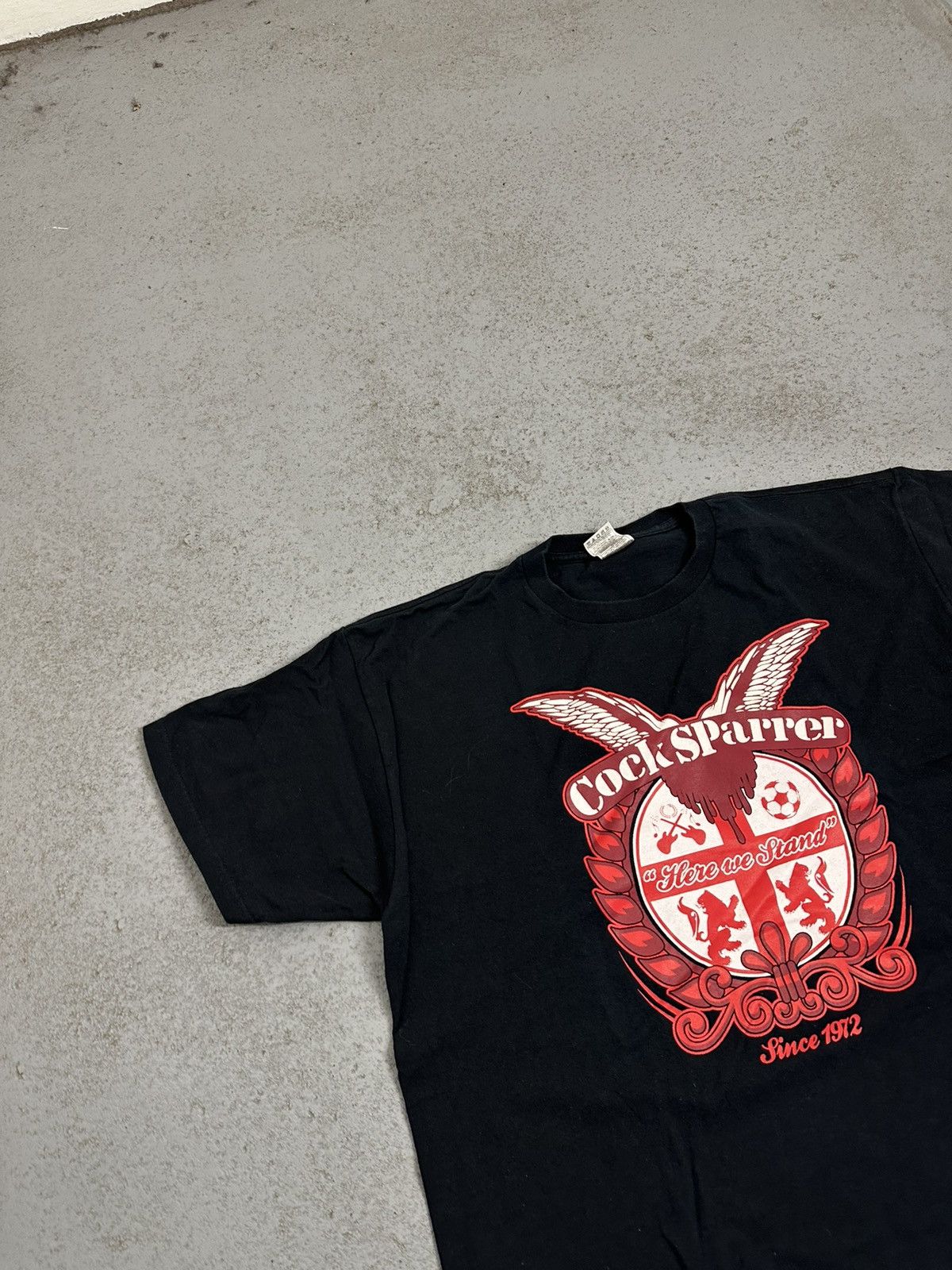 Band Tees Vintage 2007 Cock Sparrer Here We Stand Rock T-Shirt Size US XL / EU 56 / 4 - 2 Thumbnail