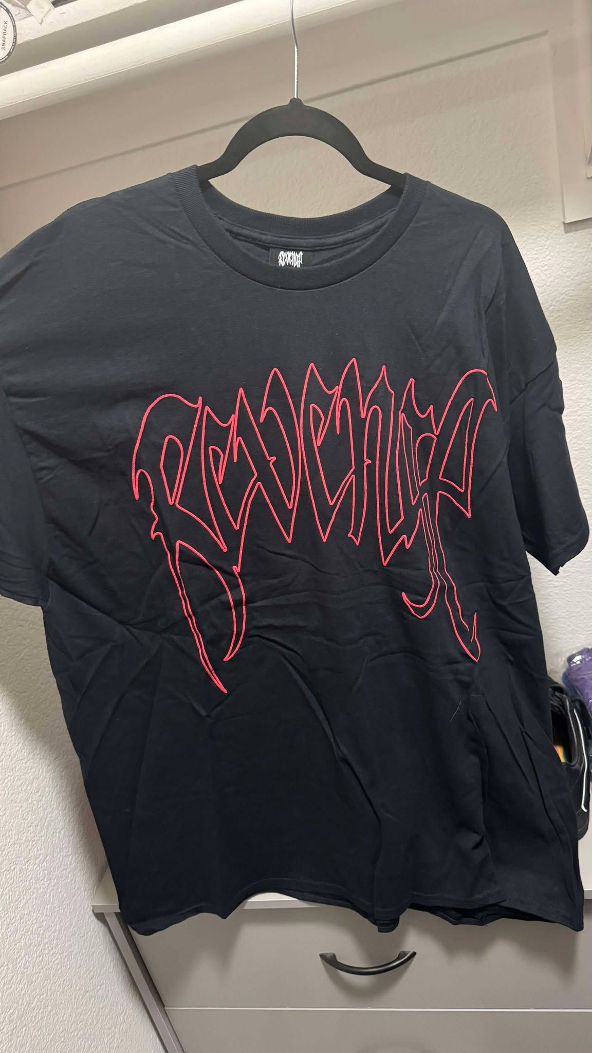 Revenge Revenge Red Outline Tee Size US XXL / EU 58 / 5 - 1 Thumbnail