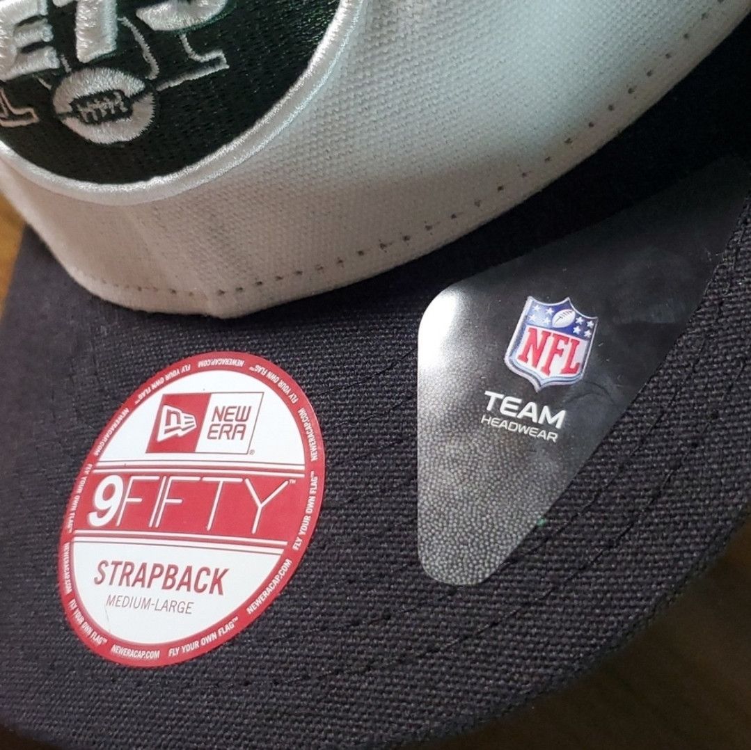 NFL Jets Size M/L New Era Football Baseball Cap Hat NWT Green Size ONE SIZE - 9 Thumbnail