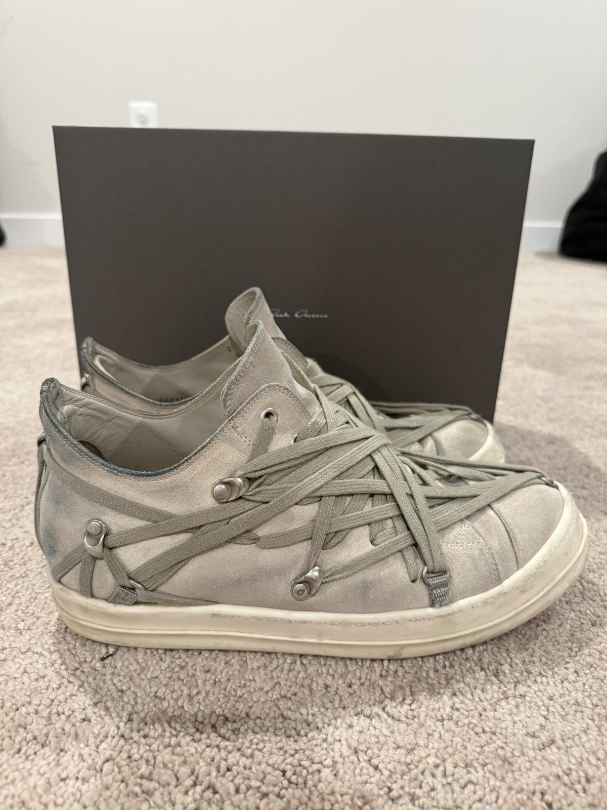 Rick Owens Rick Owens Megalaced Sneaker Size US 12 / EU 45 - 8 Thumbnail