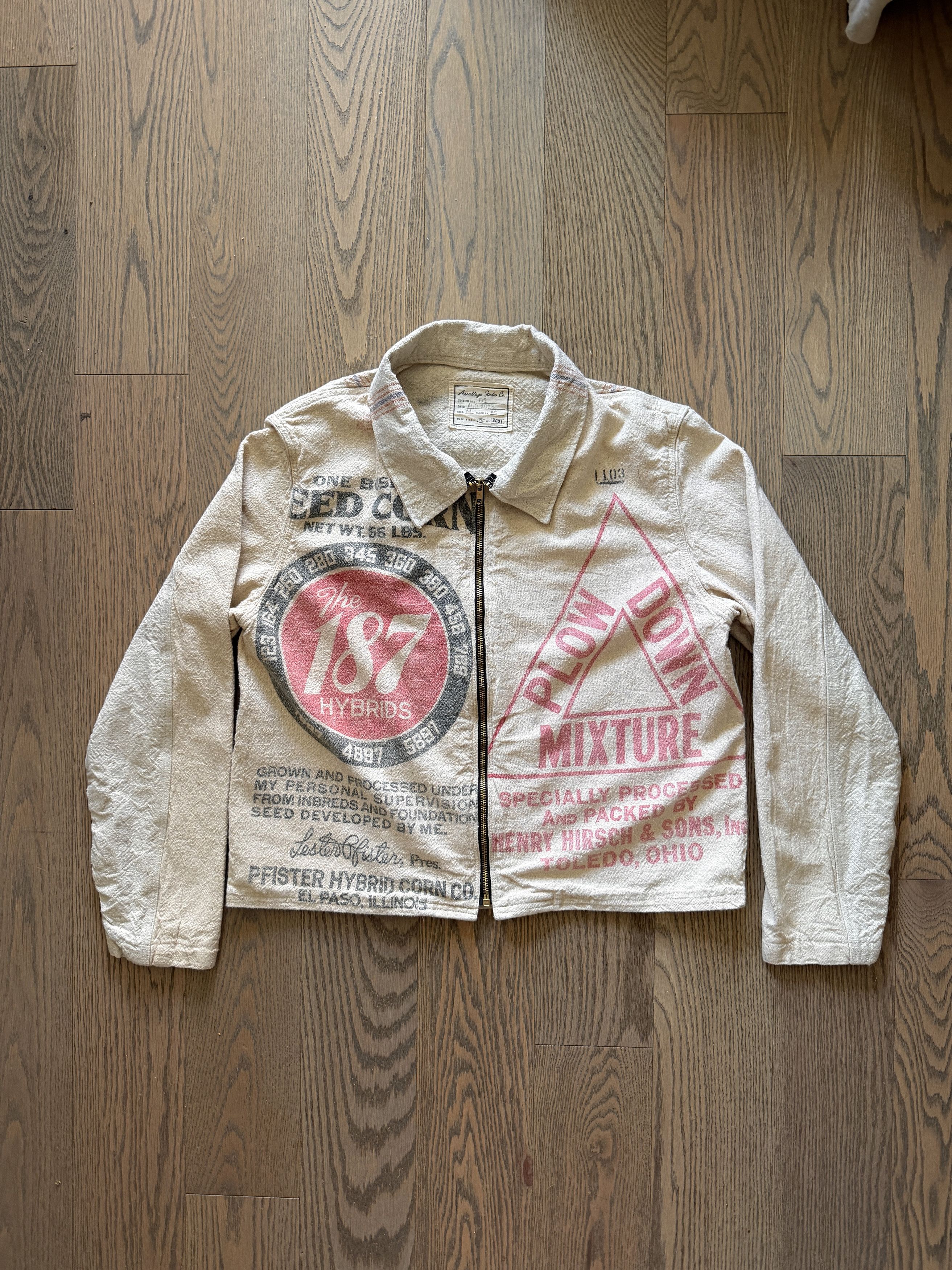 Other Assemblage Studio Co Feedsack Work Jacket size M Size US M / EU 48-50 / 2 - 2 Thumbnail