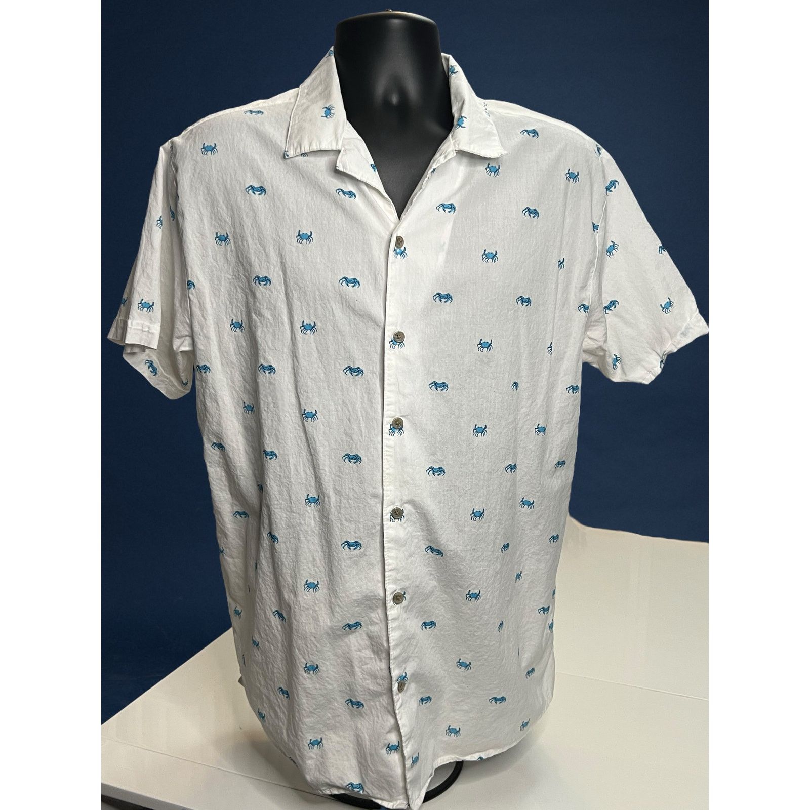 Other Trunks Surf & Swim Hawaiian Button-Up Shirt Crab Print Large Size US L / EU 52-54 / 3 - 1 Thumbnail