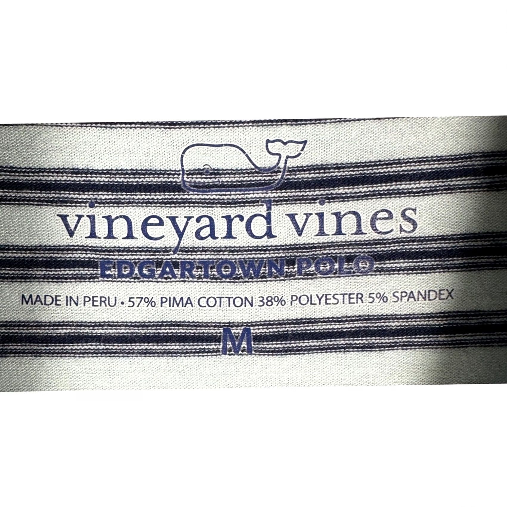 Vineyard Vines Vineyard Vines Edgartown Polo Shirt Mens M Striped Polo Green Navy Golf Casual Shirt Size US M / EU 48-50 / 2 - 4 Thumbnail