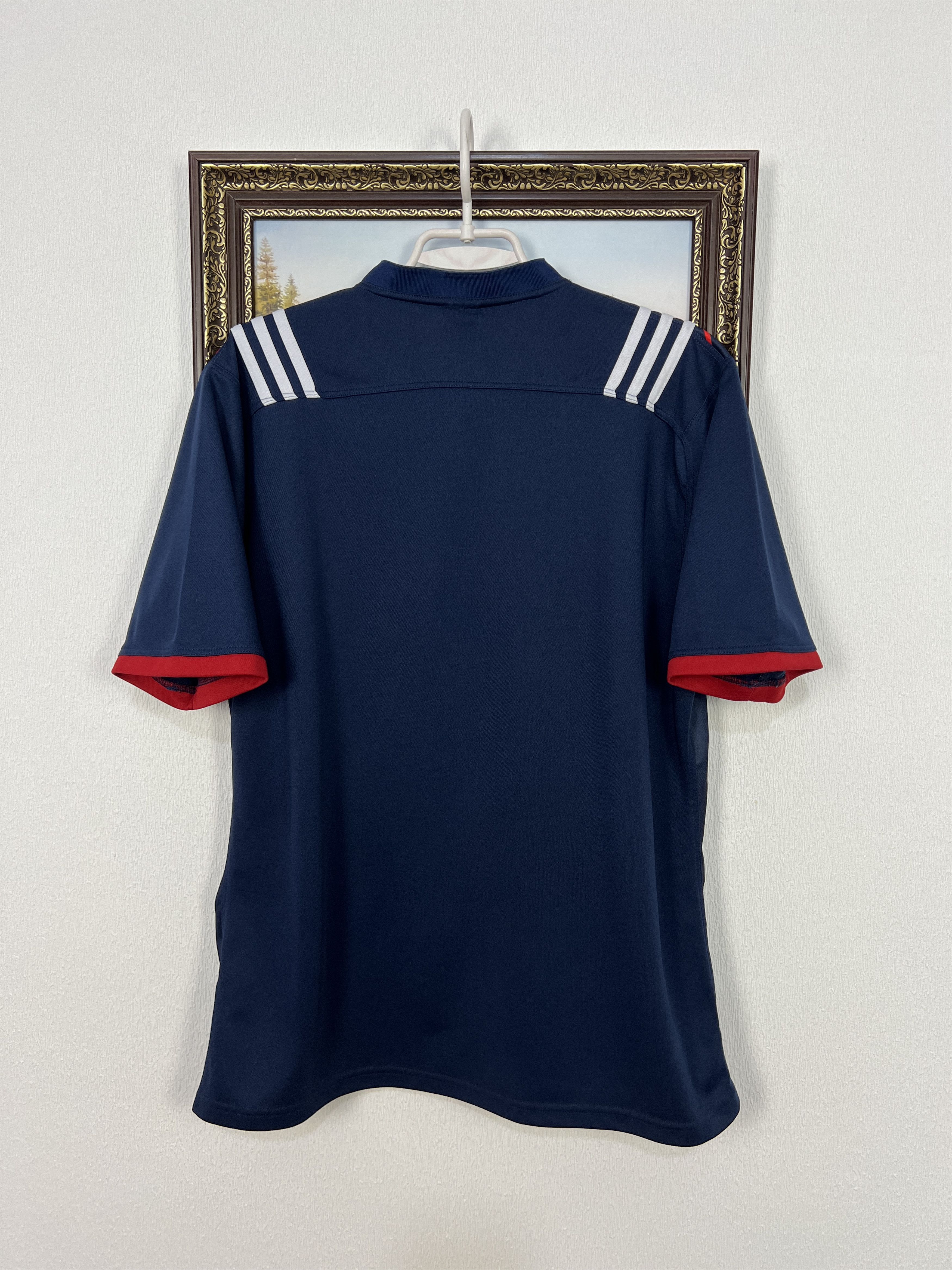 Adidas Adidas France Rugby Union Shirt Jersey Blue Mens National Size US XL / EU 56 / 4 - 11 Thumbnail