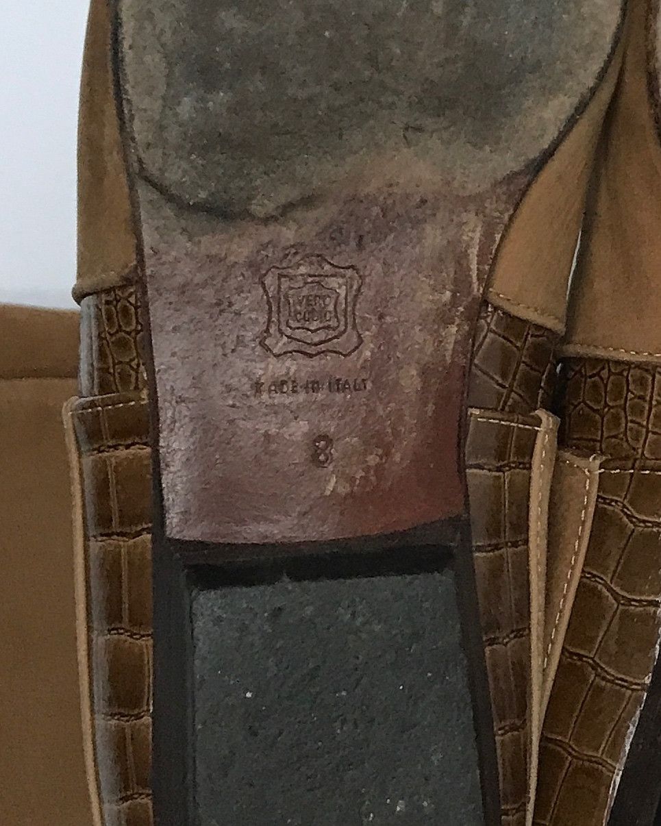 Fendi VINTAGE Y2K FENDI NUBUCK BOOTS WITH ALIGATHOR LEATHER EU38 Size US 8 / IT 38 - 8 Thumbnail