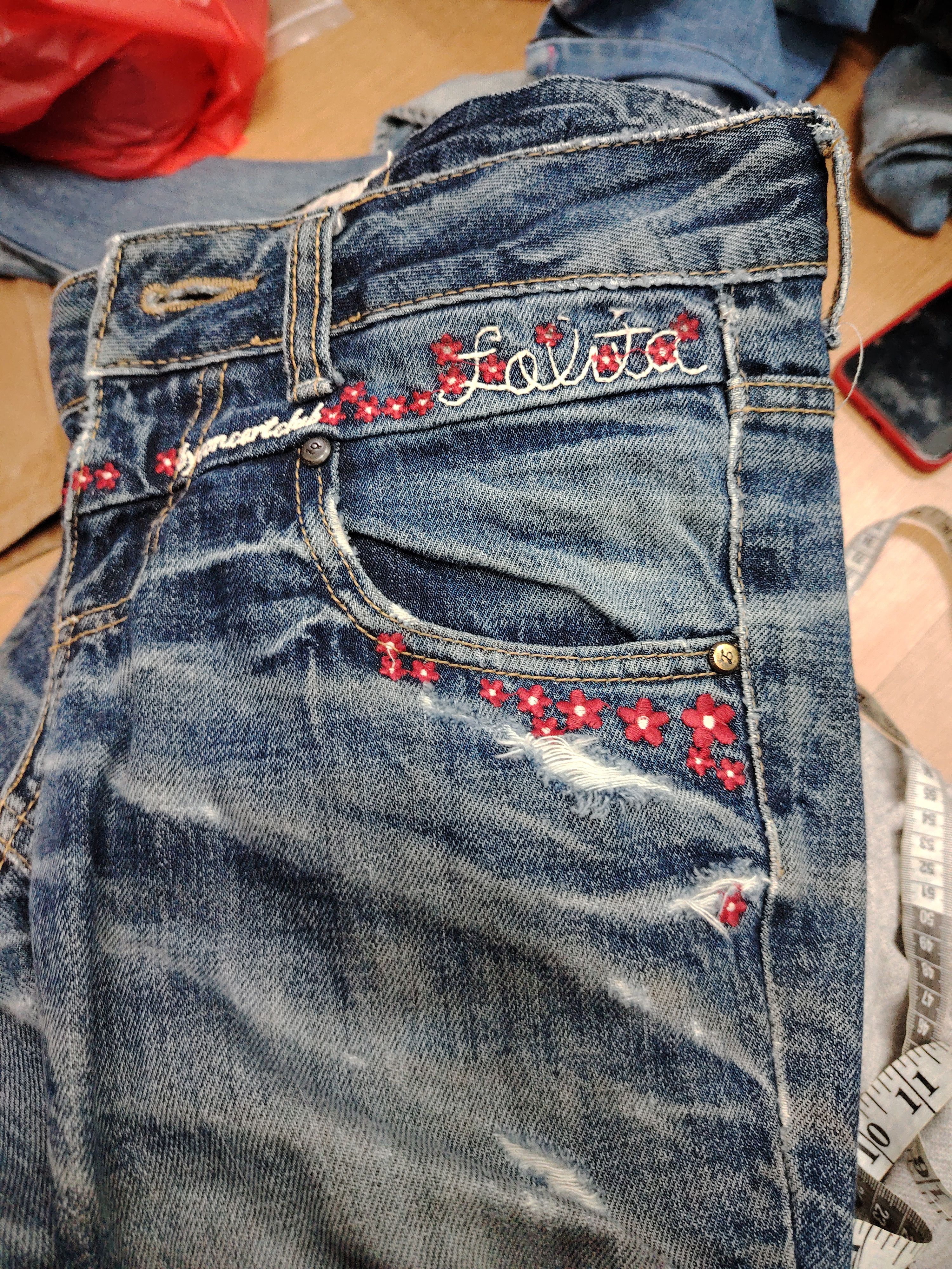 Japanese Brand 💥BEST OFFER 💥VINTAGE LOLITA BY CONCERT CLUB BOOTCUT DENIM Size 30" / US 8 / IT 44 - 10 Thumbnail