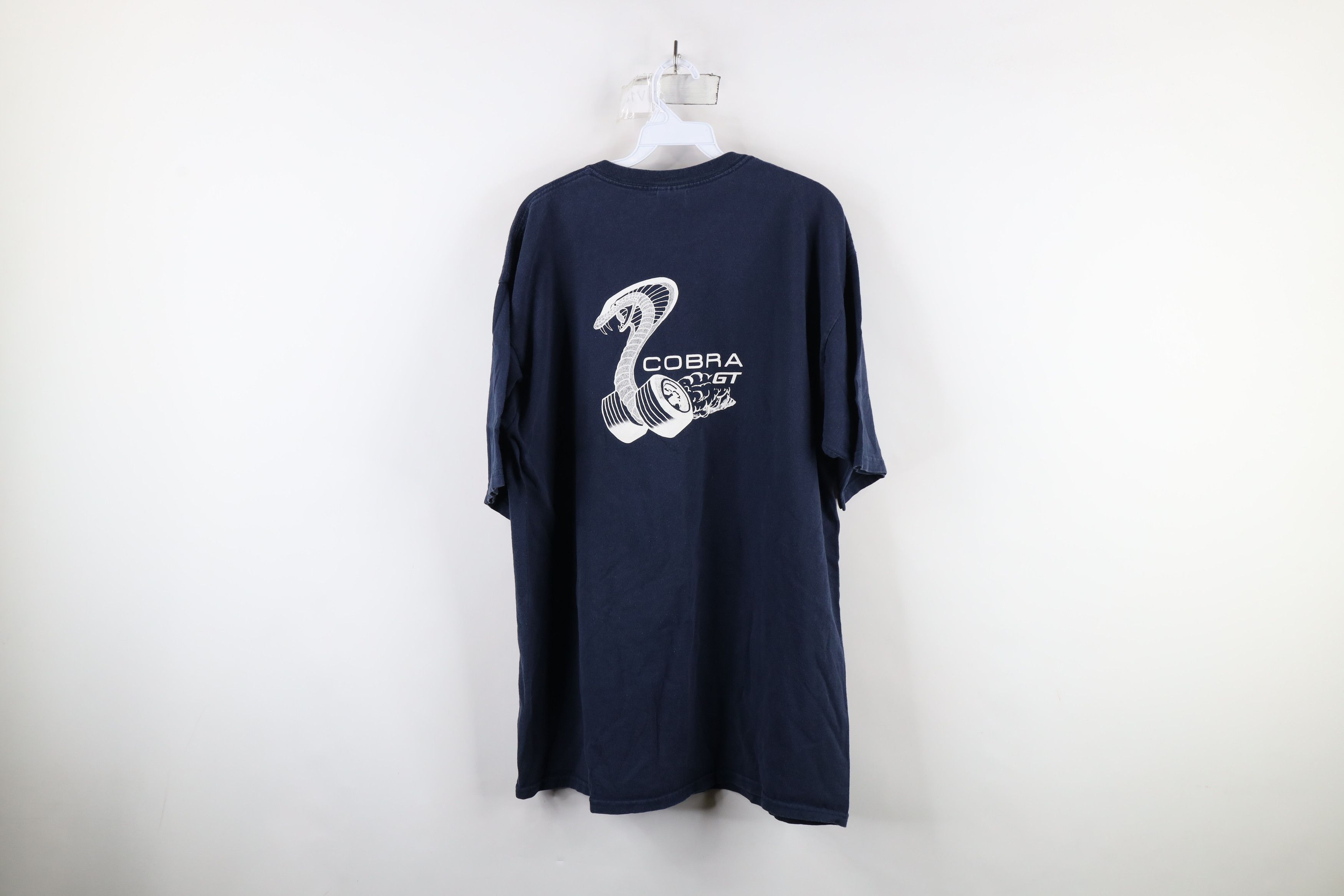 Vintage Vintage Y2K Ford Motor Company Cobra GT T-Shirt Blue Size US XL / EU 56 / 4 - 9 Thumbnail