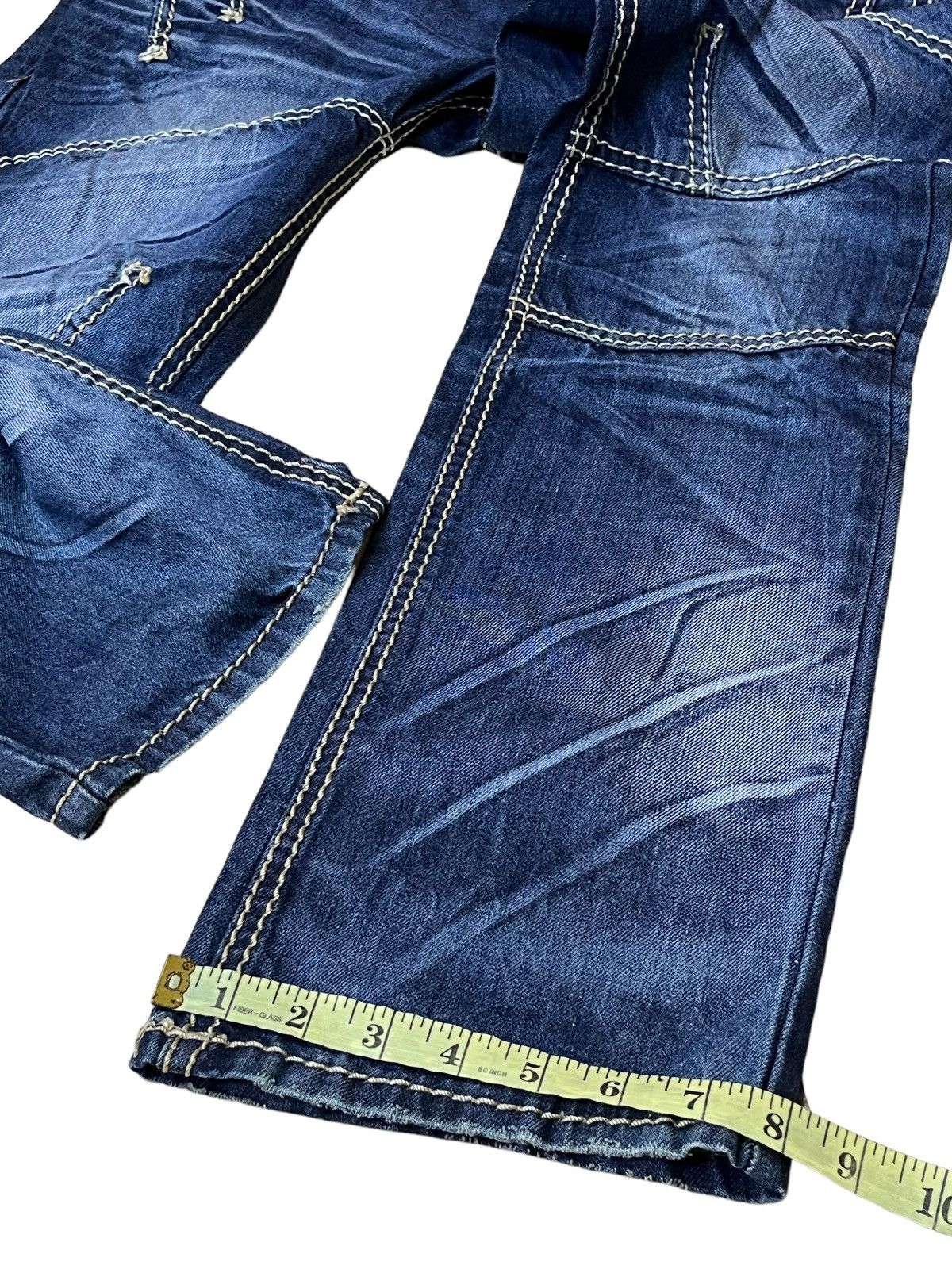 Japanese Brand SICK🔥JAPANESE BRAND REG 98-86 STYLE JEANS Size US 32 / EU 48 - 11 Thumbnail