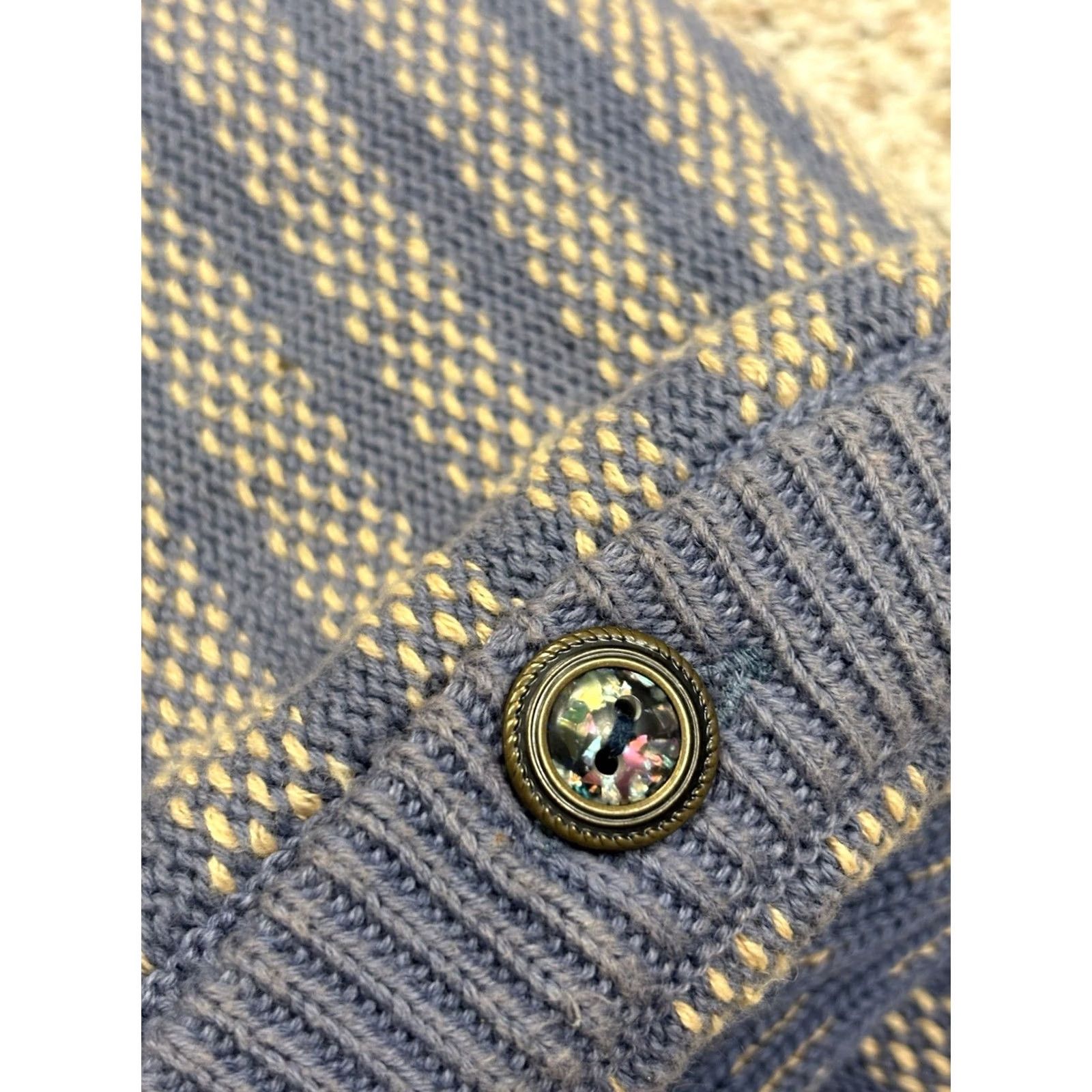 Izod VINTAGE IZOD Ladies Golf Sweater Vest L Blue 100% Cotton Embroidered Preppy 90s 80s Poipu Bay Zero Handicap V-Neck Sleeveless Woman Vest Ladies Size L / US 10 / IT 46 - 3 Thumbnail