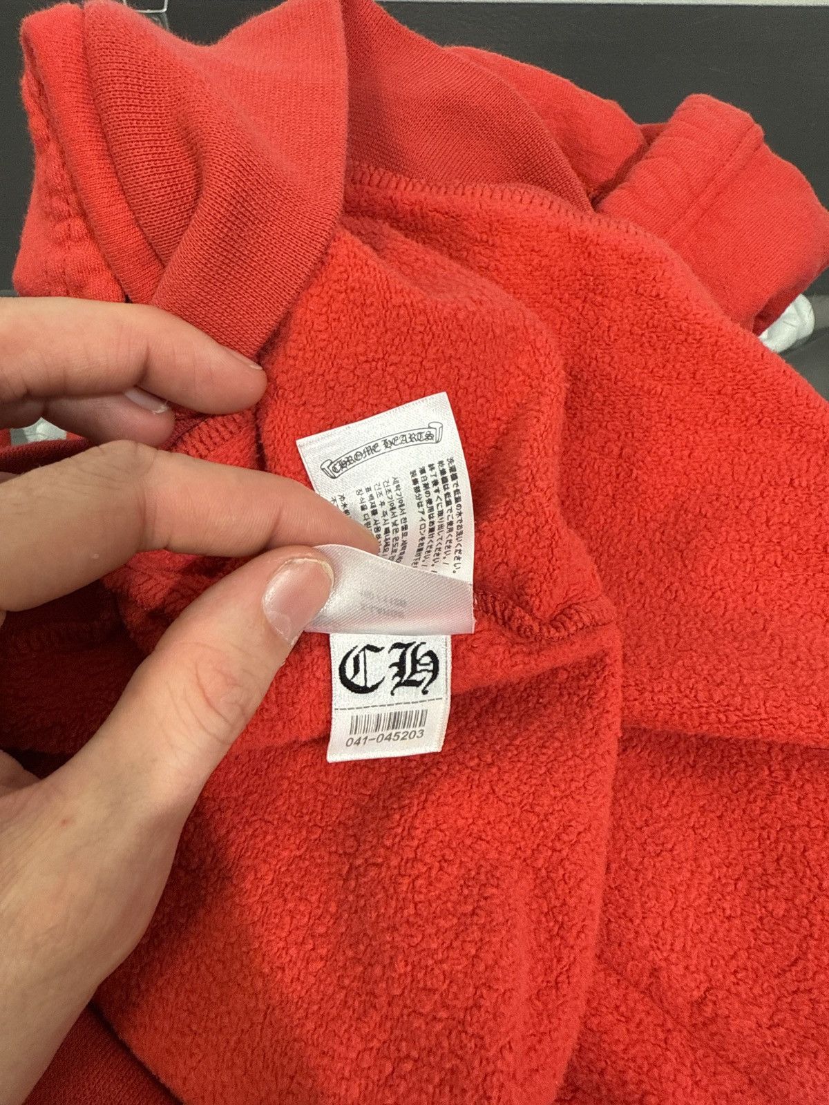 Chrome Hearts Chrome Hearts Online Exclusive Hoodie Red White Size US XL / EU 56 / 4 - 7 Thumbnail