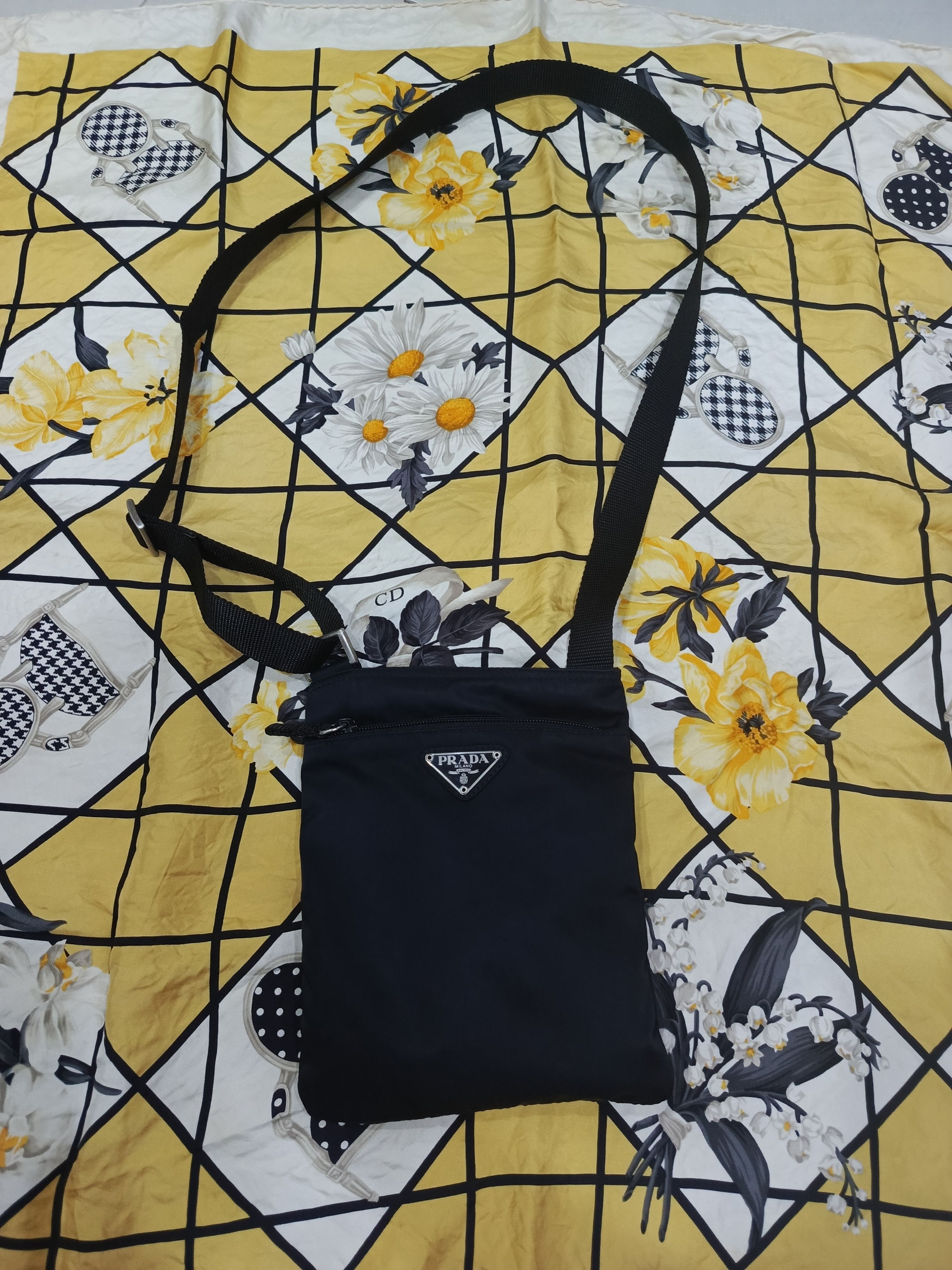 Prada Shoulder Bag Nylon in Black, Women's