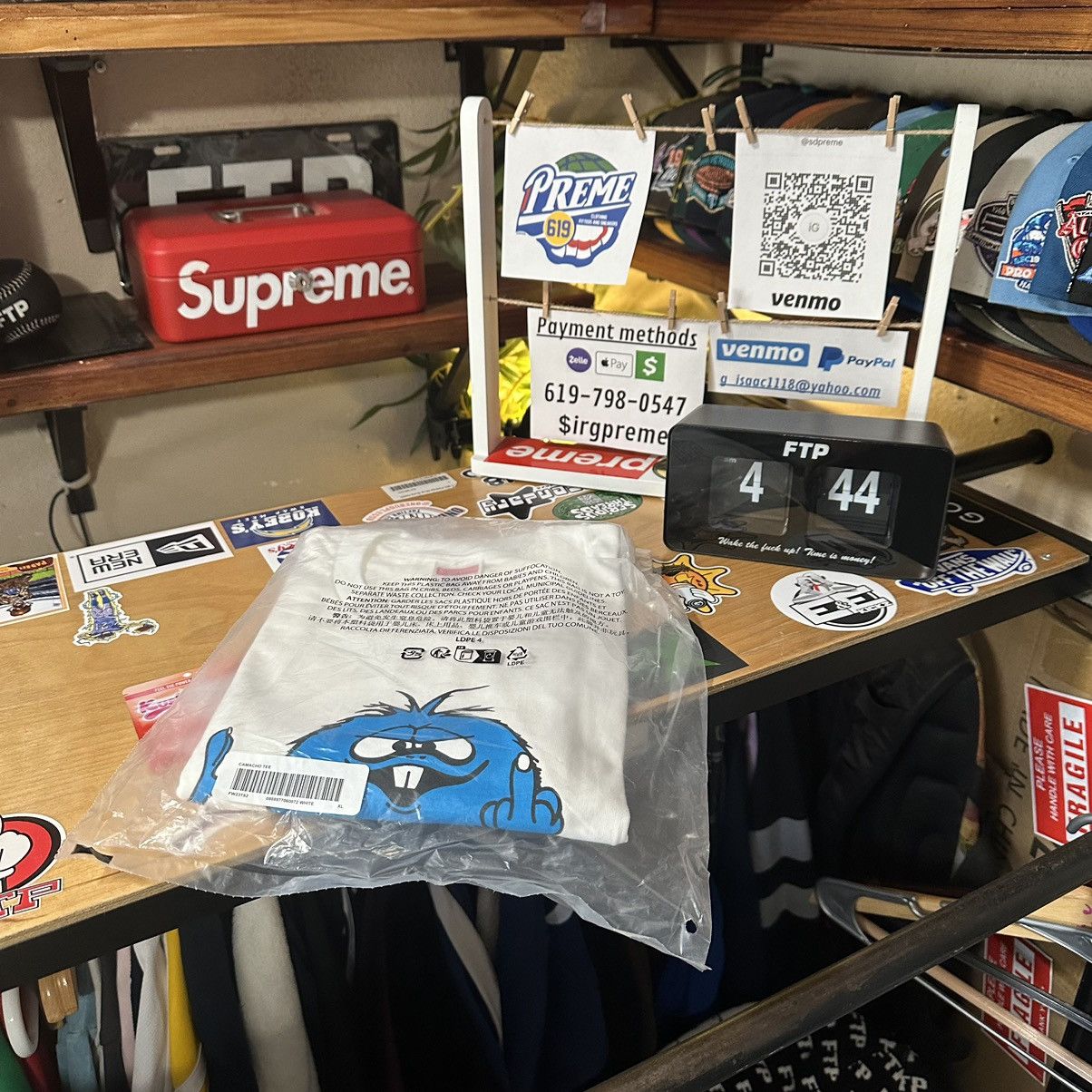 Supreme Supreme Camacho tee 2023 white XL Size US XL / EU 56 / 4 - 1 Thumbnail