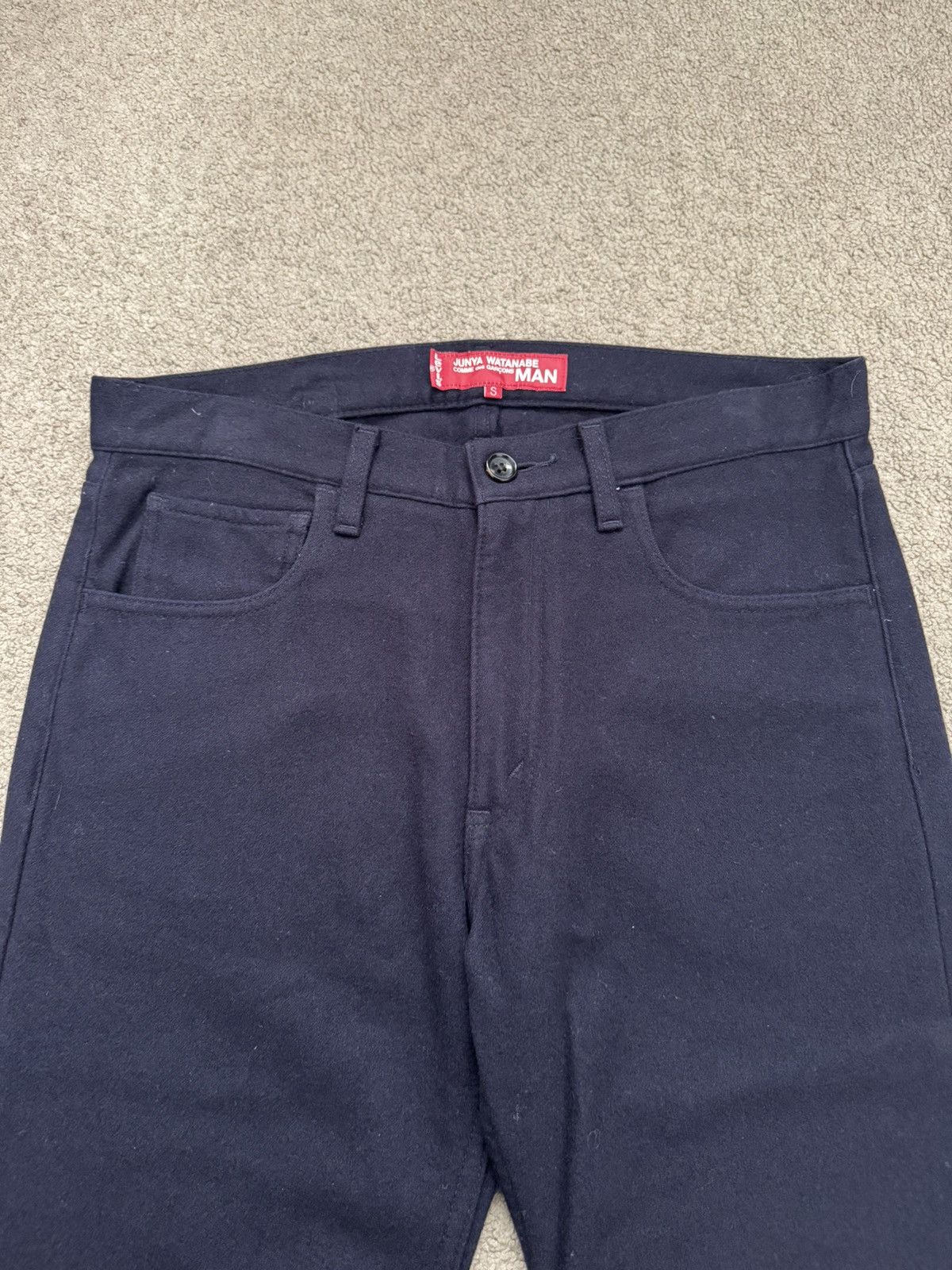 Junya Watanabe × Levi's AW02 Junya Watanabe x Levis Greenwich Pigs Printed Wool Pant Size US 33 - 8 Thumbnail