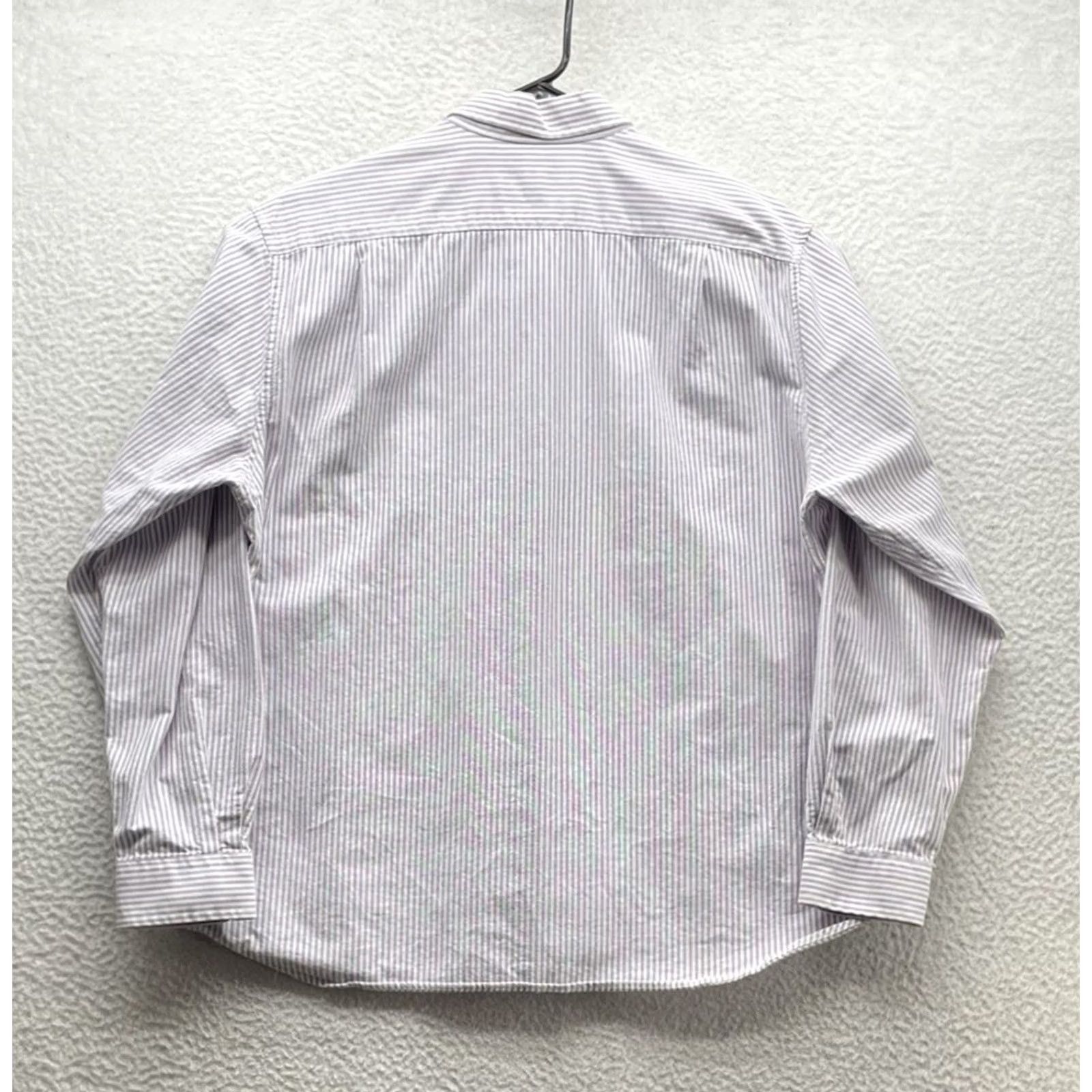 Vineyard Vines Vineyard Vines Collegiate Shirt Mens XL Purple White Striped Button Up Preppy Size US XL / EU 56 / 4 - 5 Thumbnail