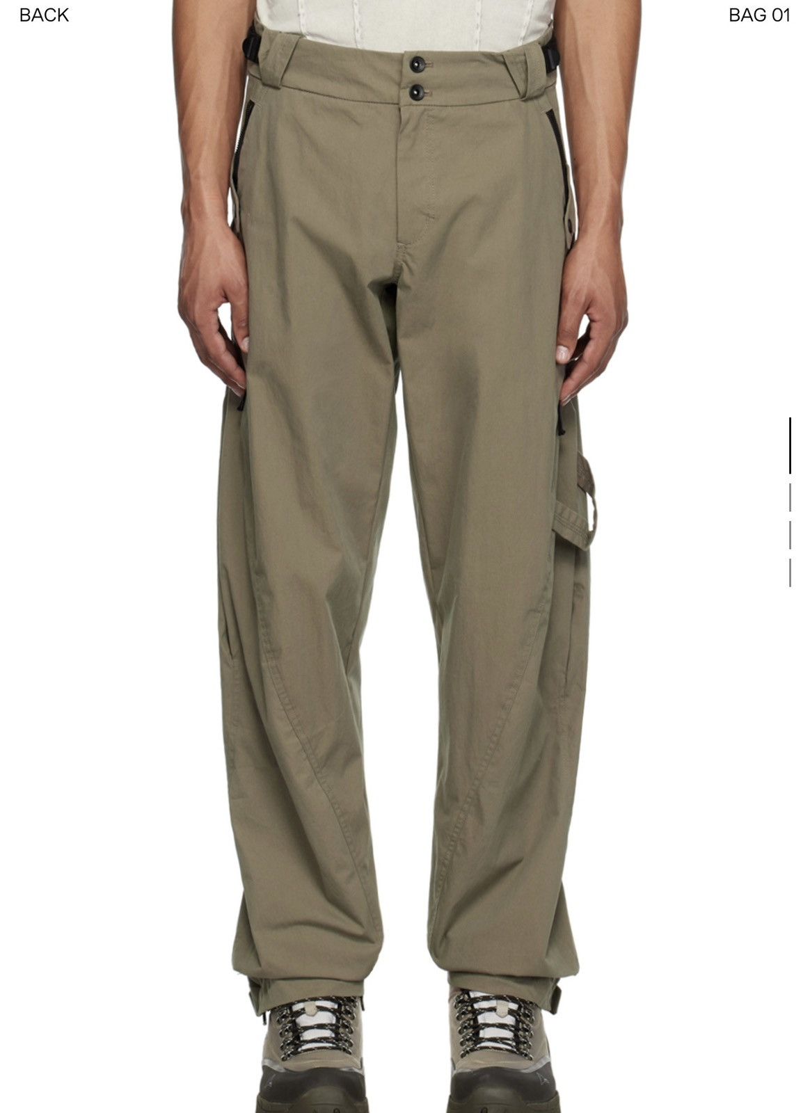 Hyein Seo Hyein Seo Cinch Cargo Trousers Pants Size 3 Size US 34 / EU 50 - 4 Thumbnail