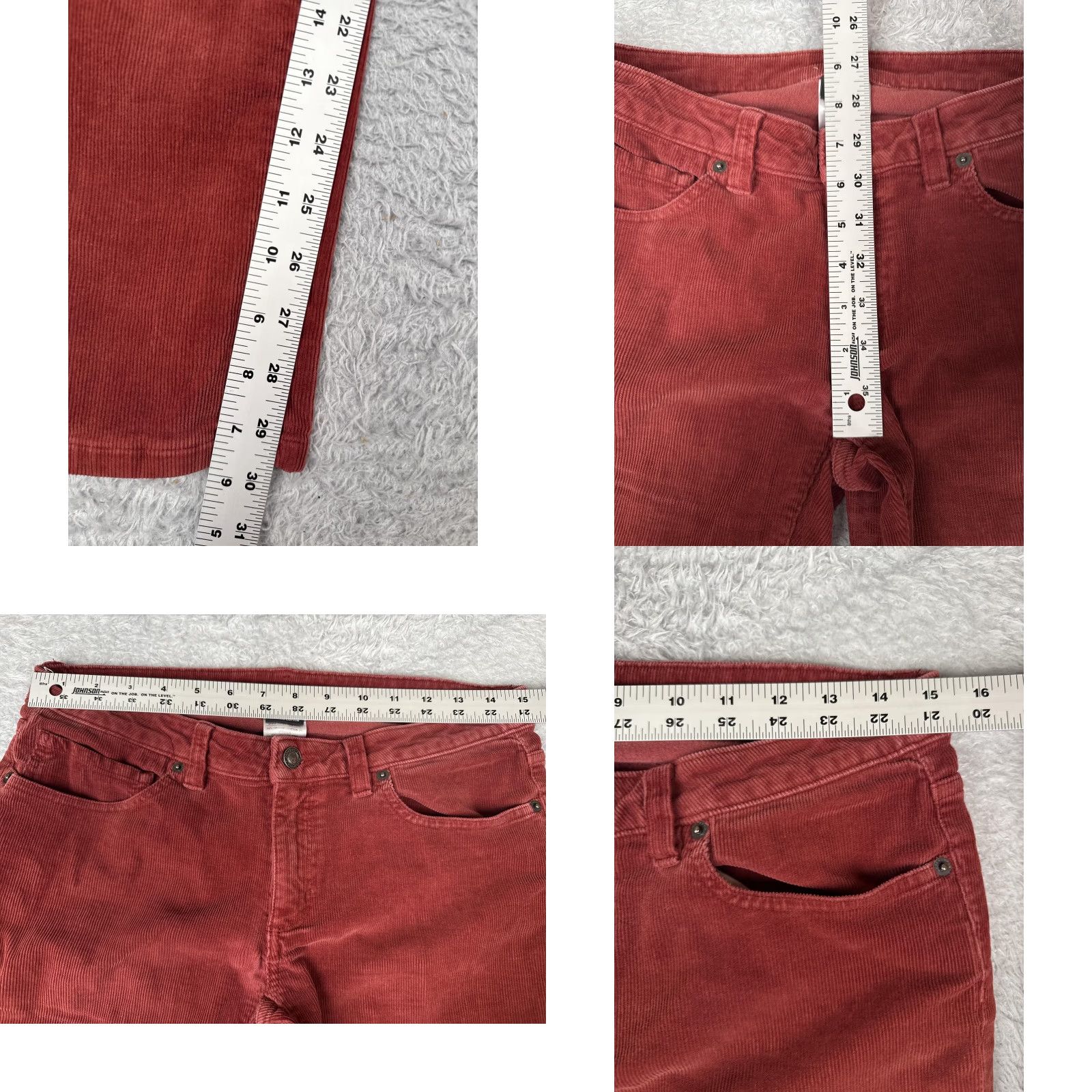 Patagonia Patagonia Pants Womens Slim Straight Corduroy 29 Red Organic Cotton Spandex Casual Pockets Logo Jeans Size 29" - 8 Thumbnail