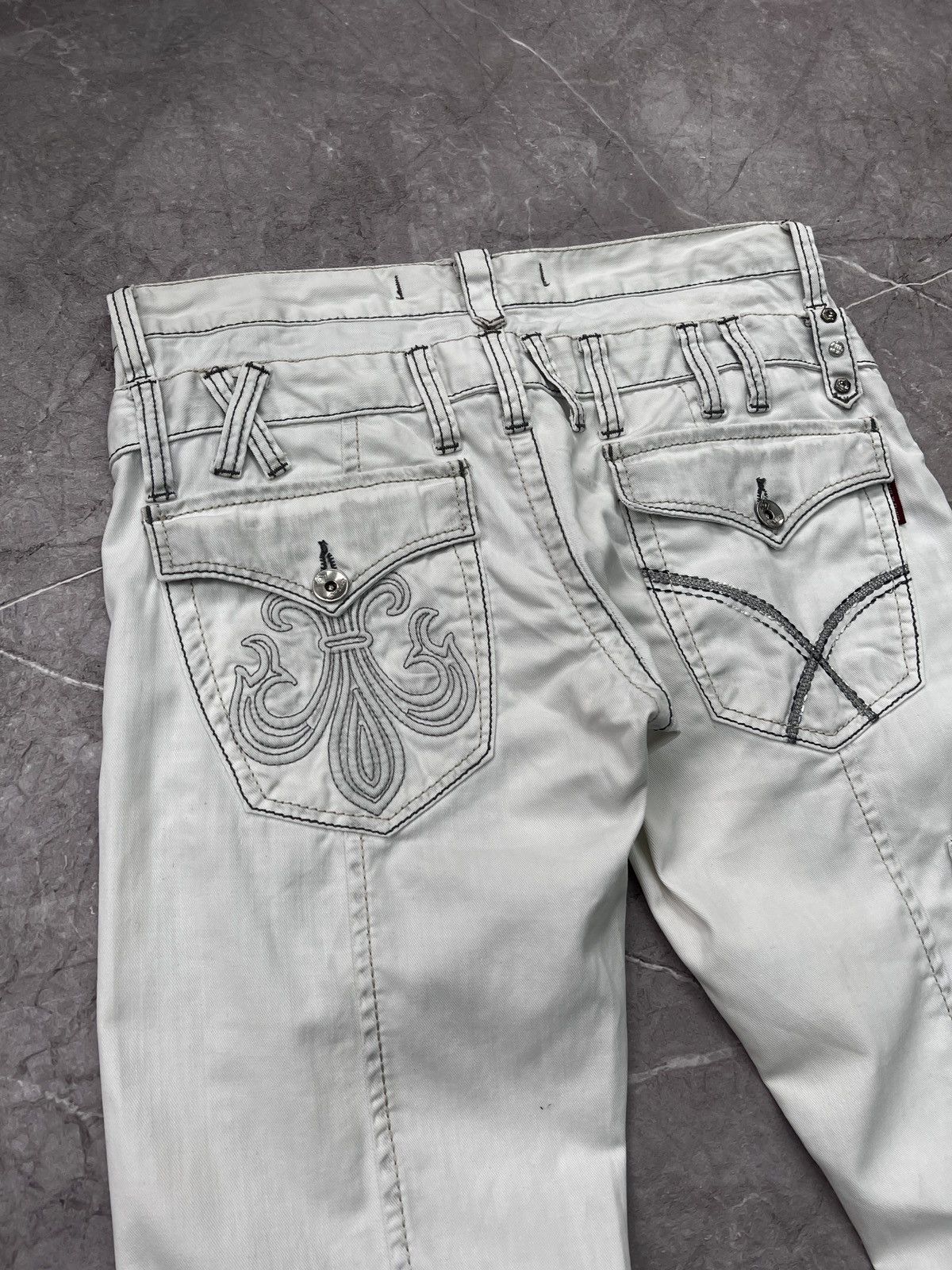 Emporio Armani × If Six Was Nine × Le Grande Bleu (L.G.B.) 2000s Unknown Japanese Bondage Cargo Pants 2k style Size US 34 / EU 50 - 13 Thumbnail