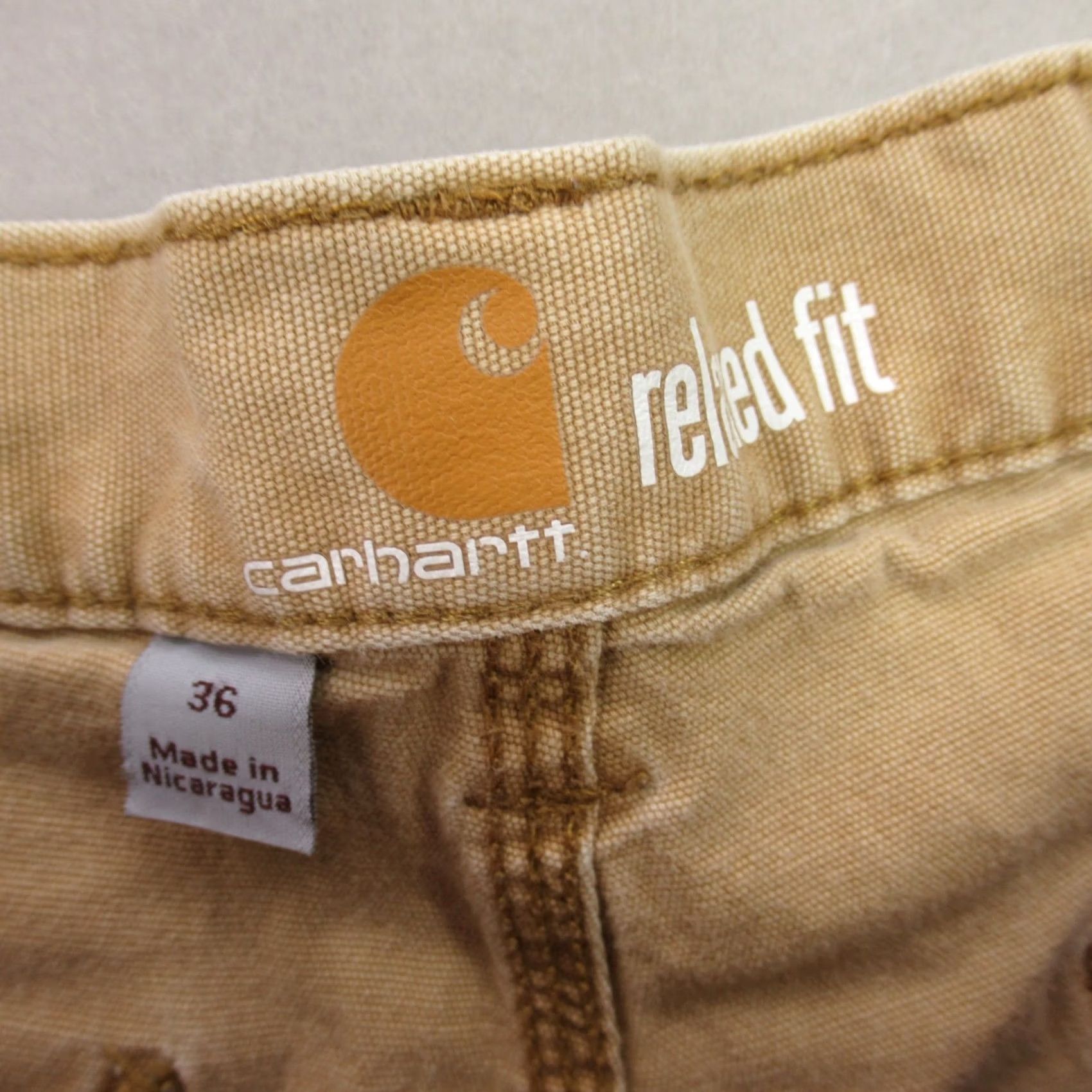 Carhartt VINTAGE Carhartt Shorts Mens 36 Pockets Cargo Outdoors Workwear Casual Beige Relaxed Size US 36 / EU 52 - 3 Thumbnail