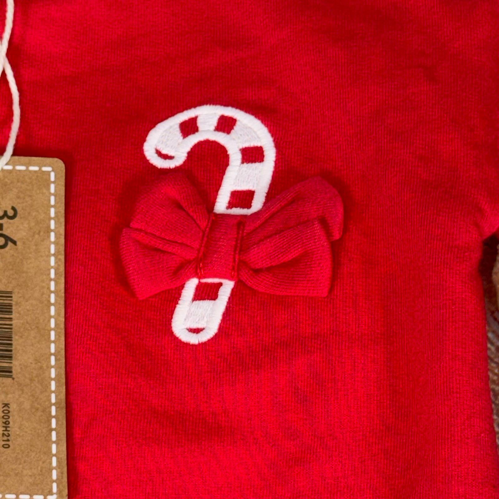 Other Kit + Pearl Red and White Candy Cane 3-6 Month Outfit NWT Size ONE SIZE - 2 Thumbnail
