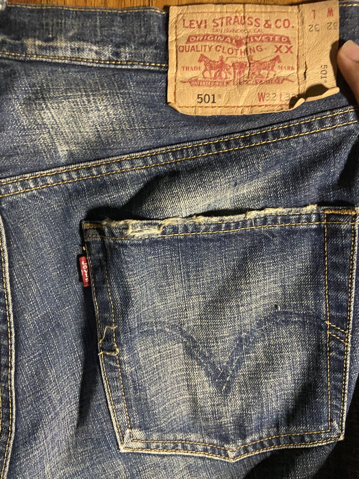 Levi's LEVI’s 501 DENIM Vintage Size US 32 / EU 48 - 5 Thumbnail