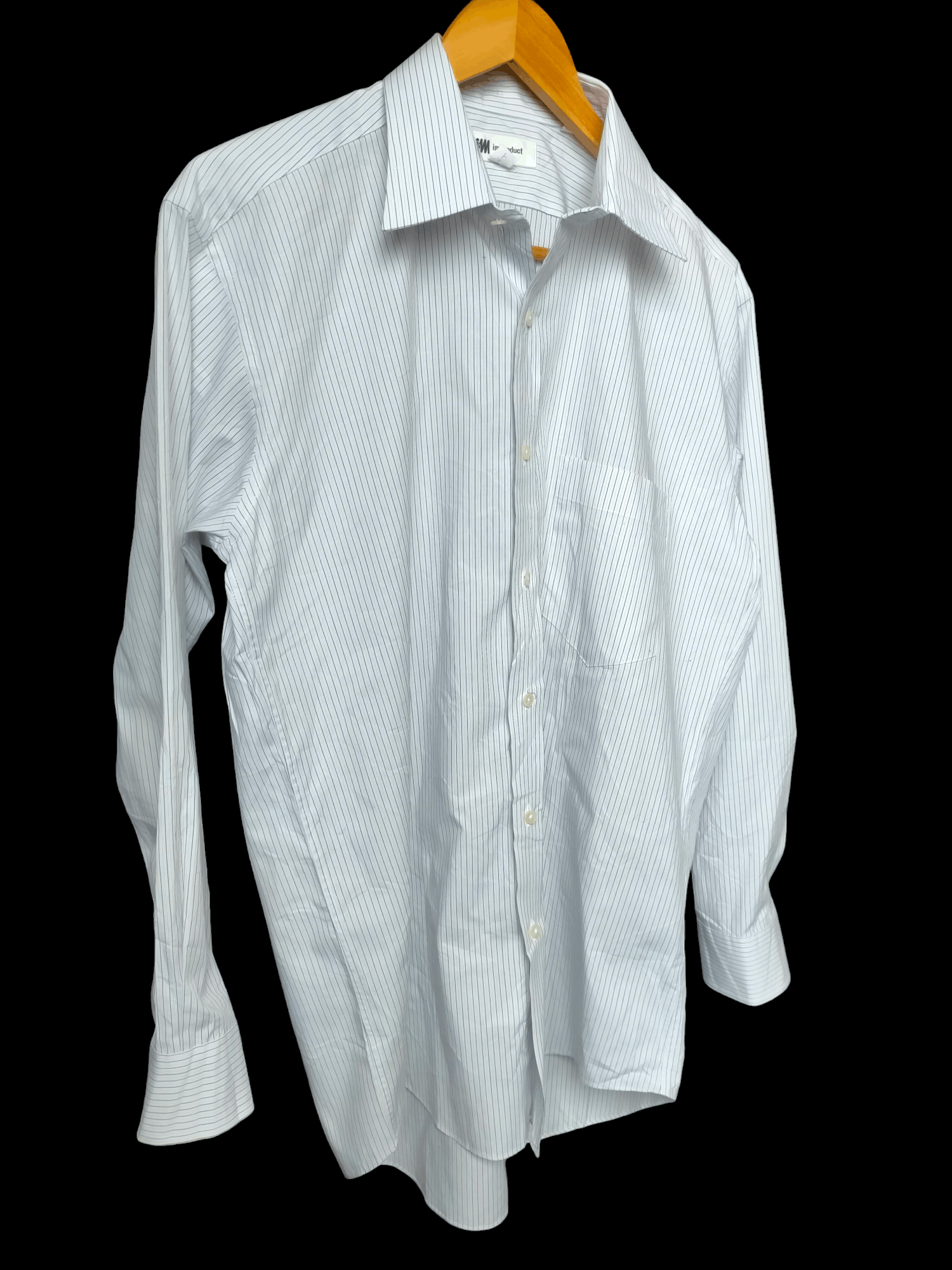 Issey Miyake Issey Miyake Im Product Office Shirt Stripe White Button ups Size US M / EU 48-50 / 2 - 2 Thumbnail