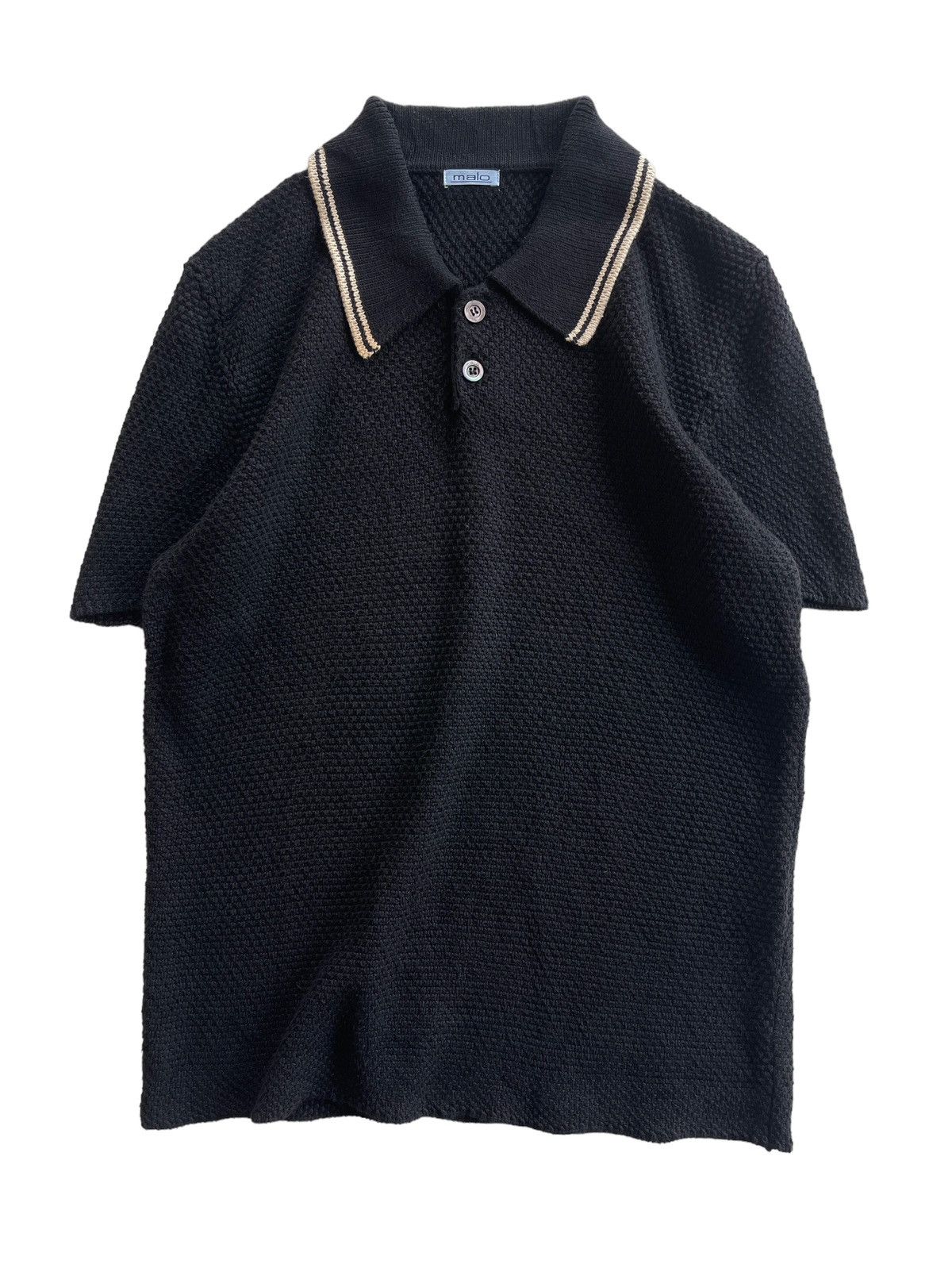 Malo Malo Polos Cotton Knitted Shirt Size XL / US 12-14 / IT 48-50 - 1 Thumbnail