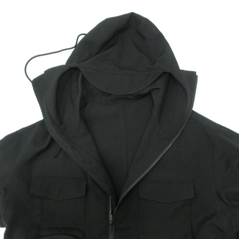 Yohji Yamamoto Yohji Yamamoto POUR HOMME Wool Long Sleeve Zip Hoodie Size US S / EU 44-46 / 1 - 5 Thumbnail