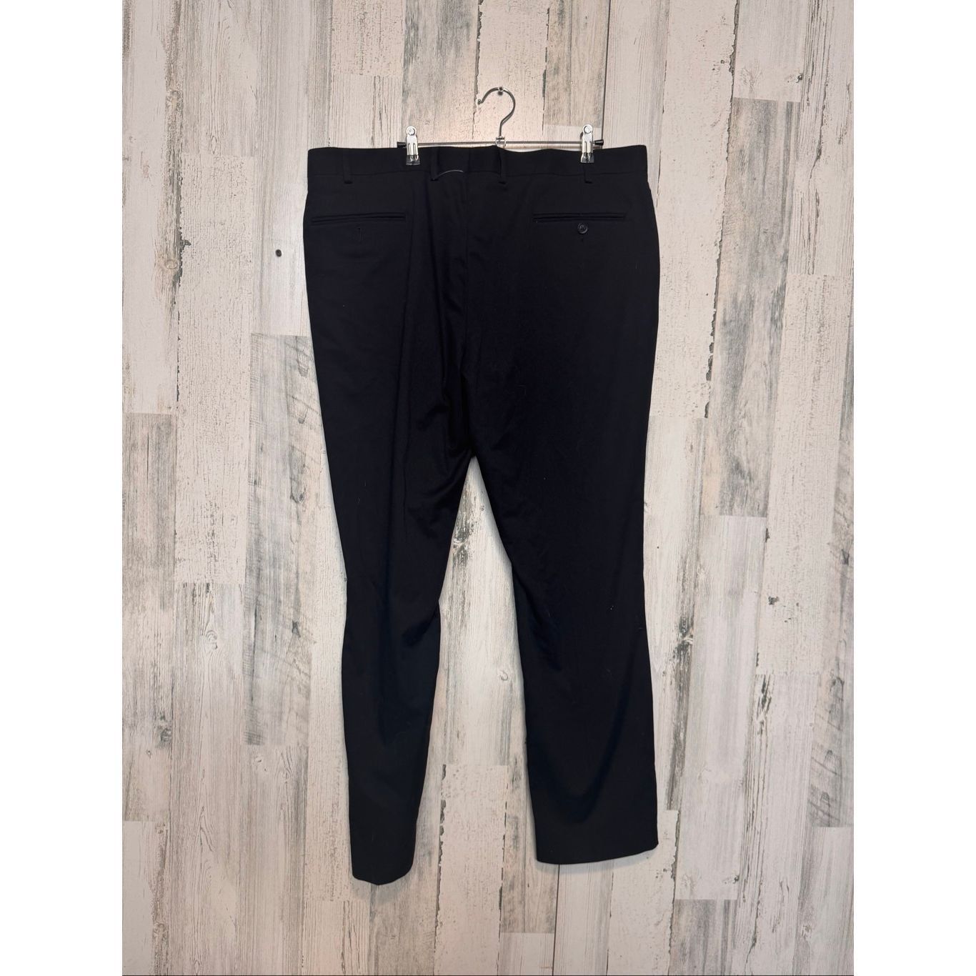 Perry Ellis Perry Ellis Portfolio Black Dress Pants 40x32 – Classic Fit, Size US 40 / EU 56 - 5 Thumbnail