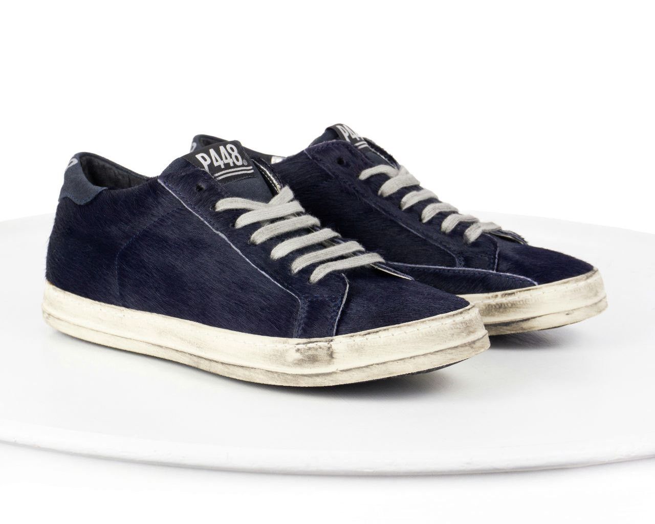 P448 Hair-On Fur Low-Top Sneakers Size US 7 / IT 37 - 5 Thumbnail