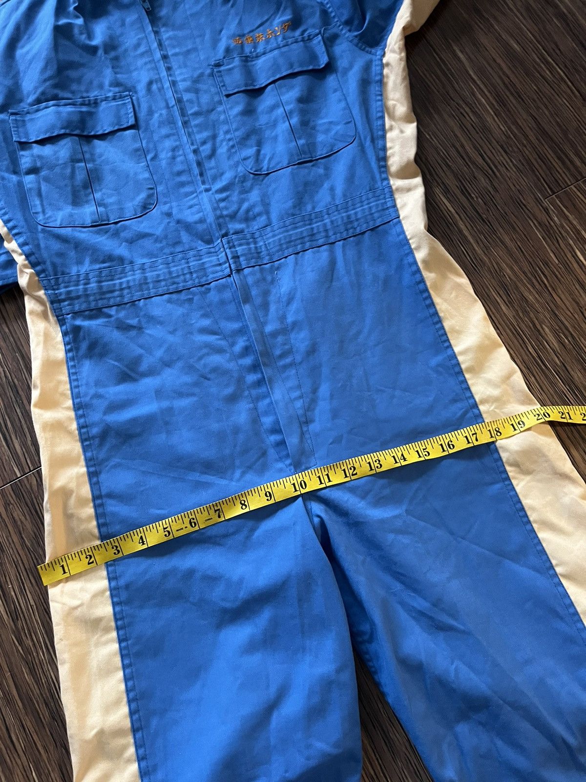 Japanese Brand × Vintage 80s vintage Japanese mechanic overalls jumpsuit worker Size US S / EU 44-46 / 1 - 18 Thumbnail