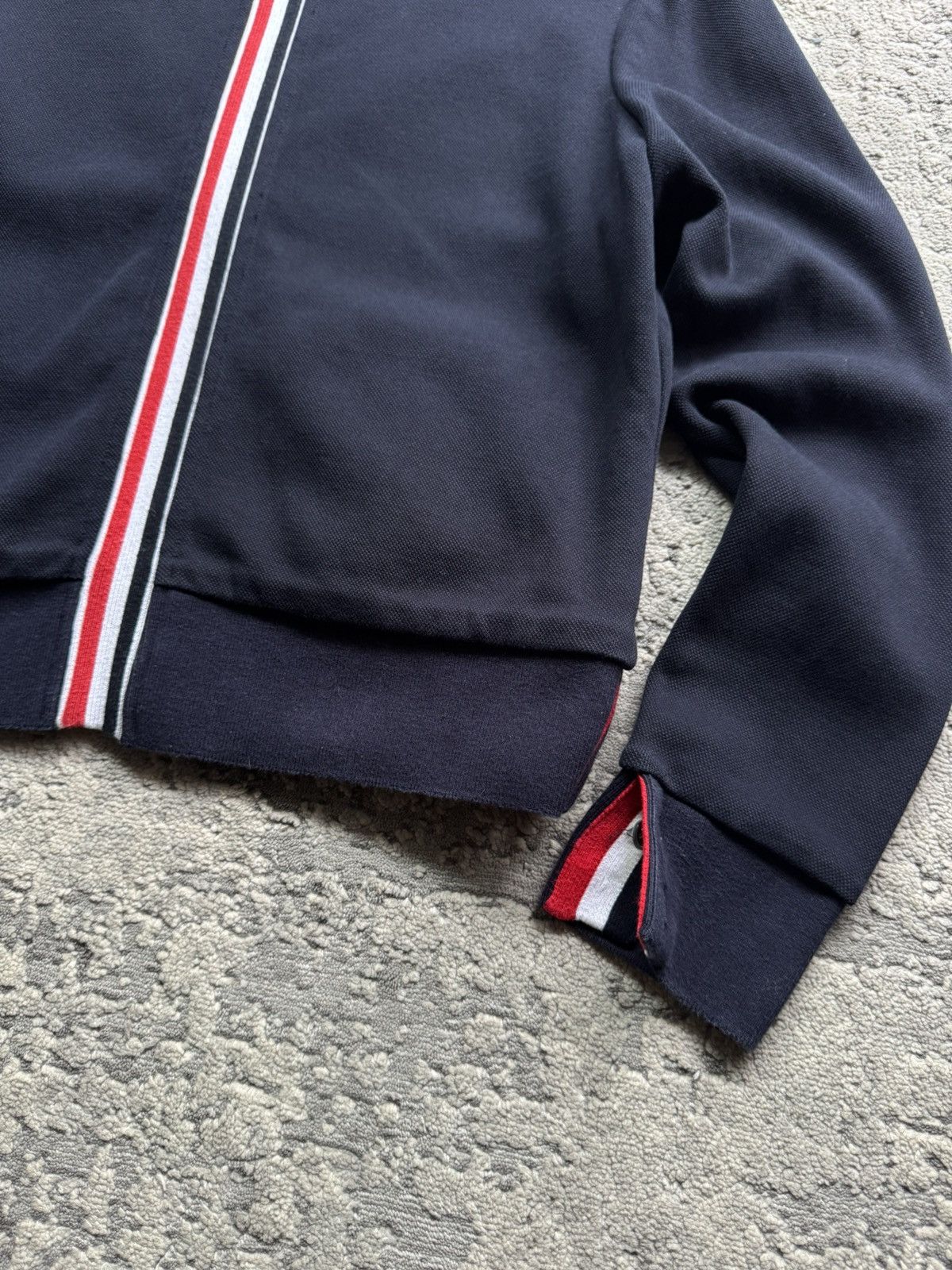 Thom Browne Thom Browne Womens Cotton Navy Cardigan Size 3 Made in Italy Size M / US 6-8 / IT 42-44 - 8 Thumbnail