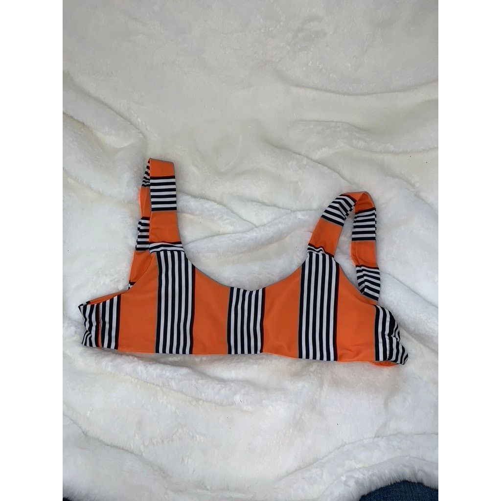 ZAFUL Zaful Women's Striped Bikini Set Multicolor Size Small Beach Size ONE SIZE - 3 Thumbnail