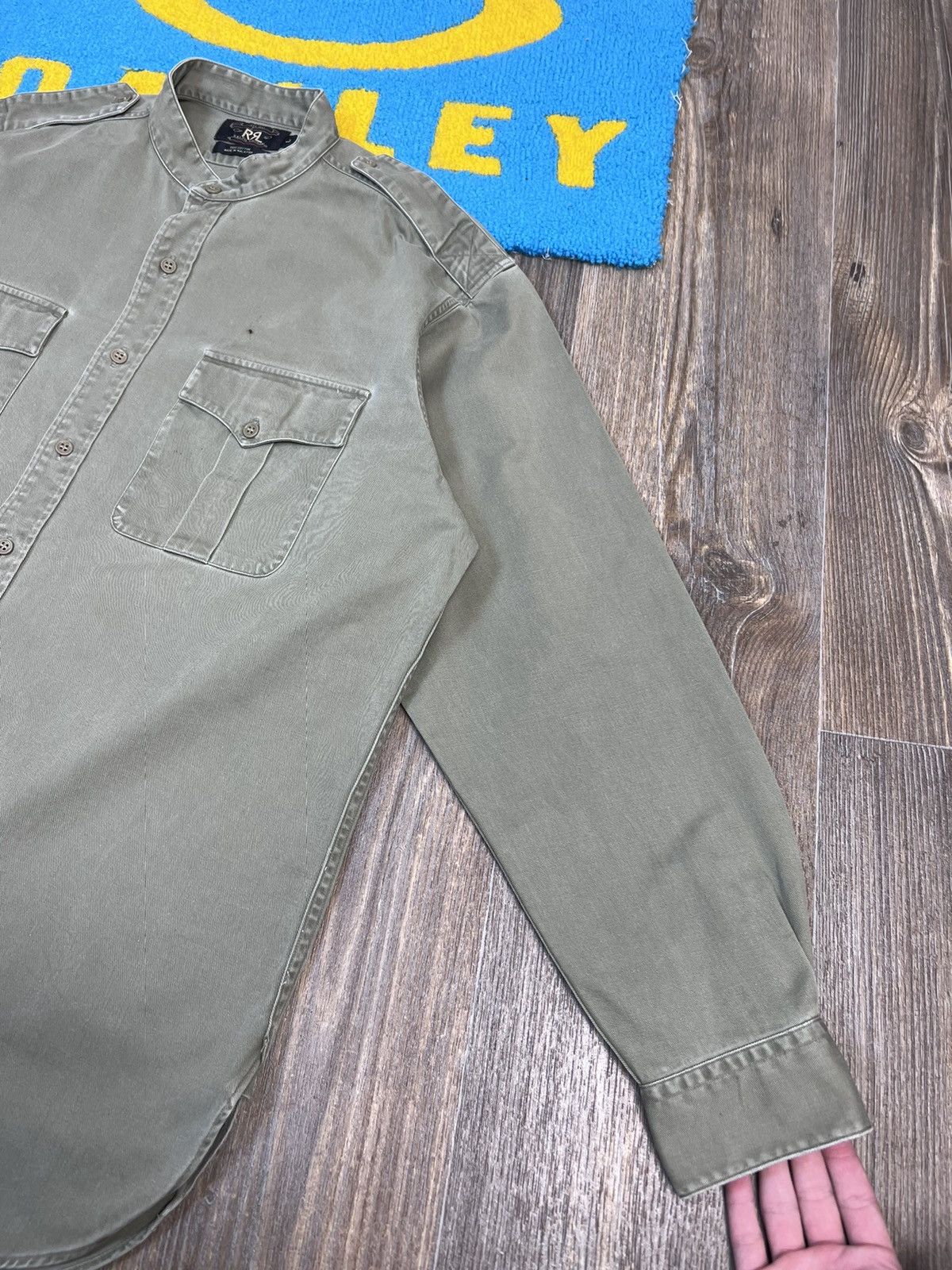 Polo Ralph Lauren Vintage Double RL Military Western Heavy Buttons Shirt Size US L / EU 52-54 / 3 - 9 Thumbnail