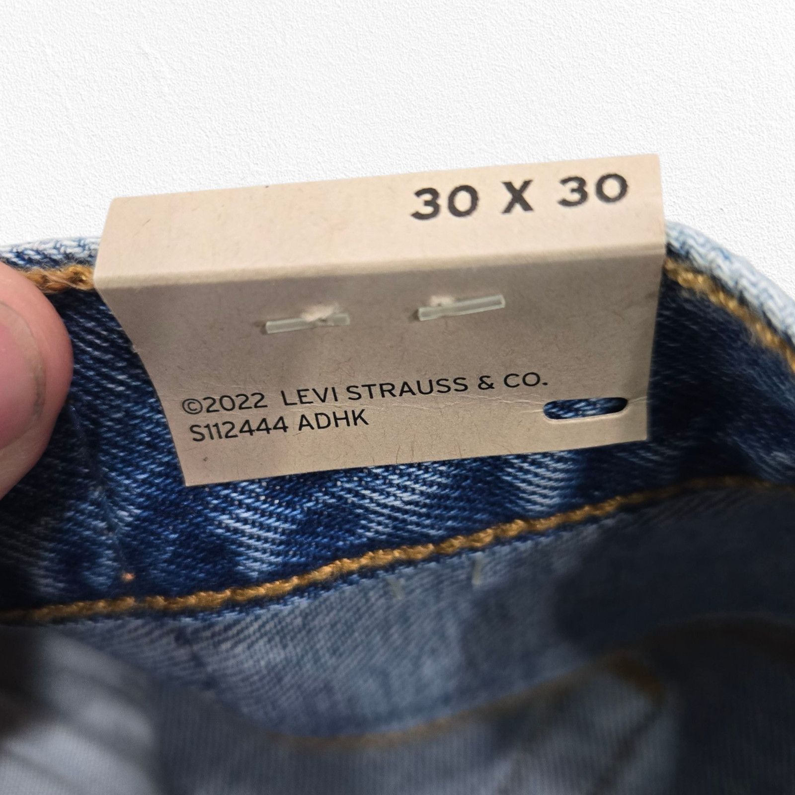 Levi's Levi's 501 150th Anniversary High Rise Straight Jeans Sz 30 Size 30" / US 8 / IT 44 - 6 Thumbnail