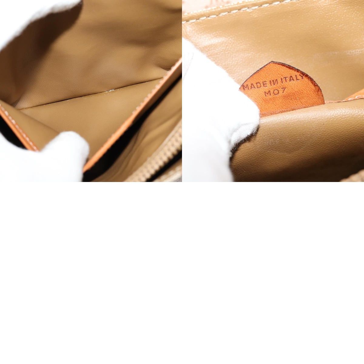Celine CELINE Macadam Canvas Hand Bag Pvc Beige Gold Size ONE SIZE - 13 Thumbnail
