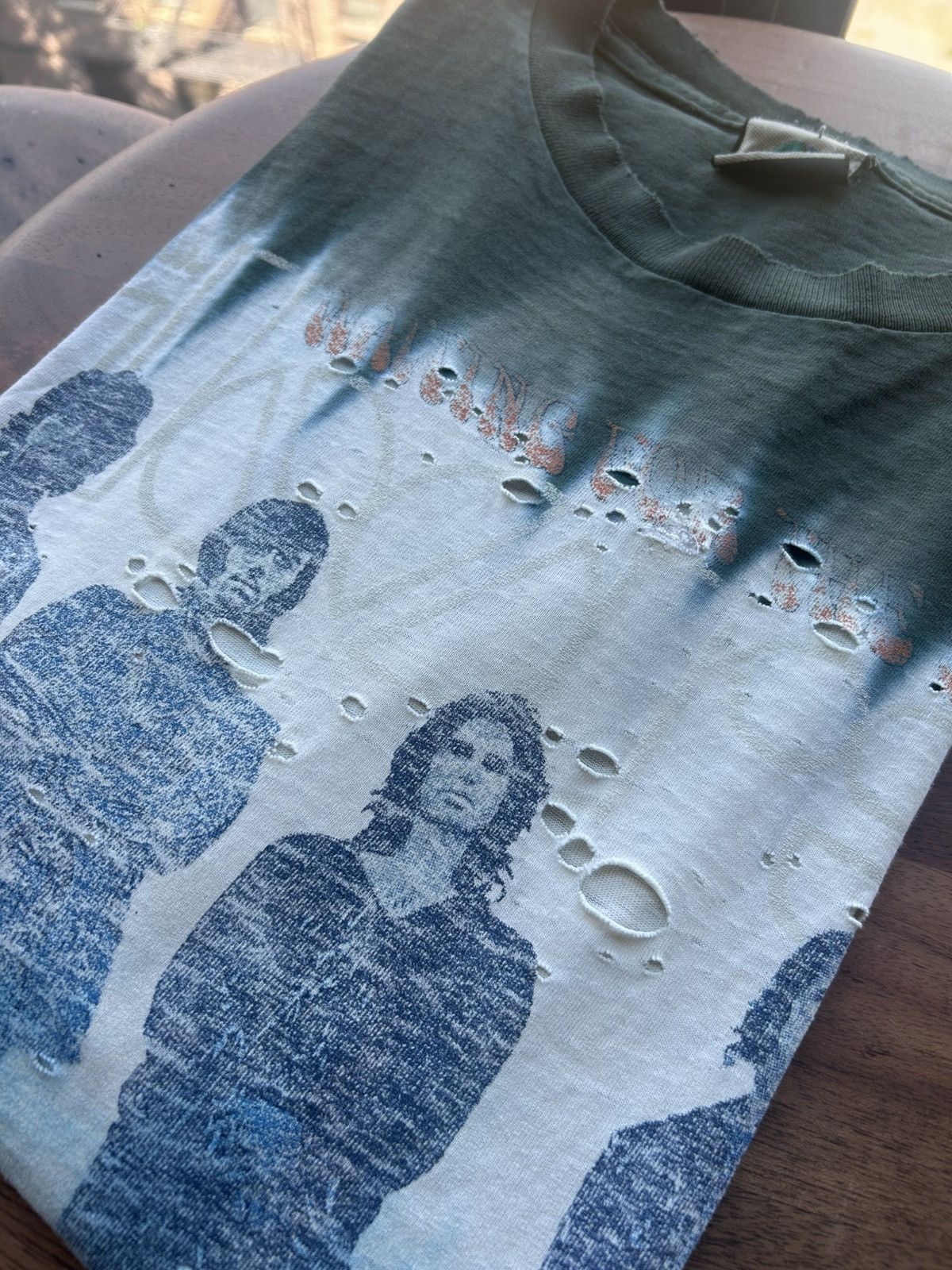 Vintage Vintage The Doors Tee - perfect distressing Size US M / EU 48-50 / 2 - 2 Thumbnail