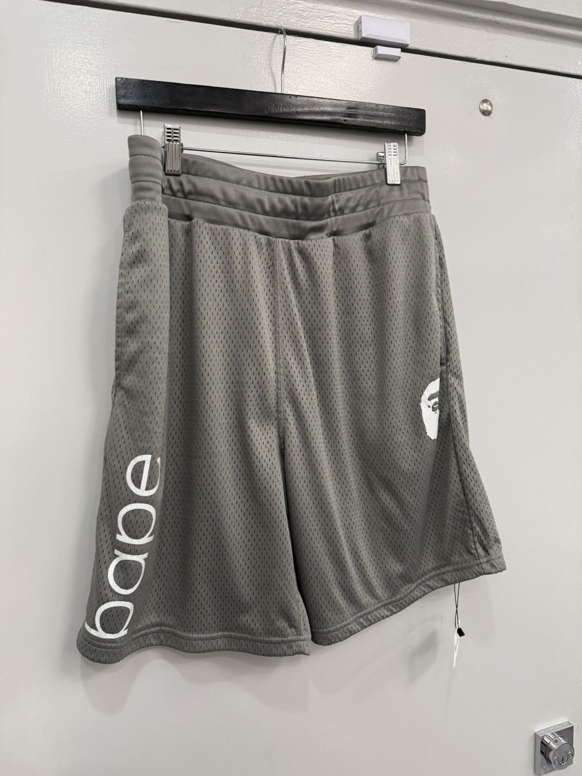 Bape Bape Grey Mesh Shorts Size US 36 / EU 52 - 2 Thumbnail