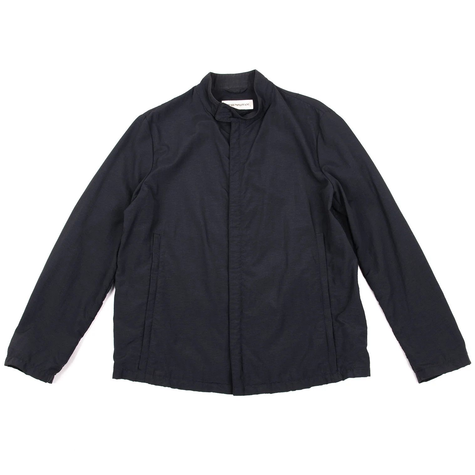 Emporio Armani Nylon Swing Top in Navy, Size 46 Size US S / EU 44-46 / 1 - 1 Thumbnail