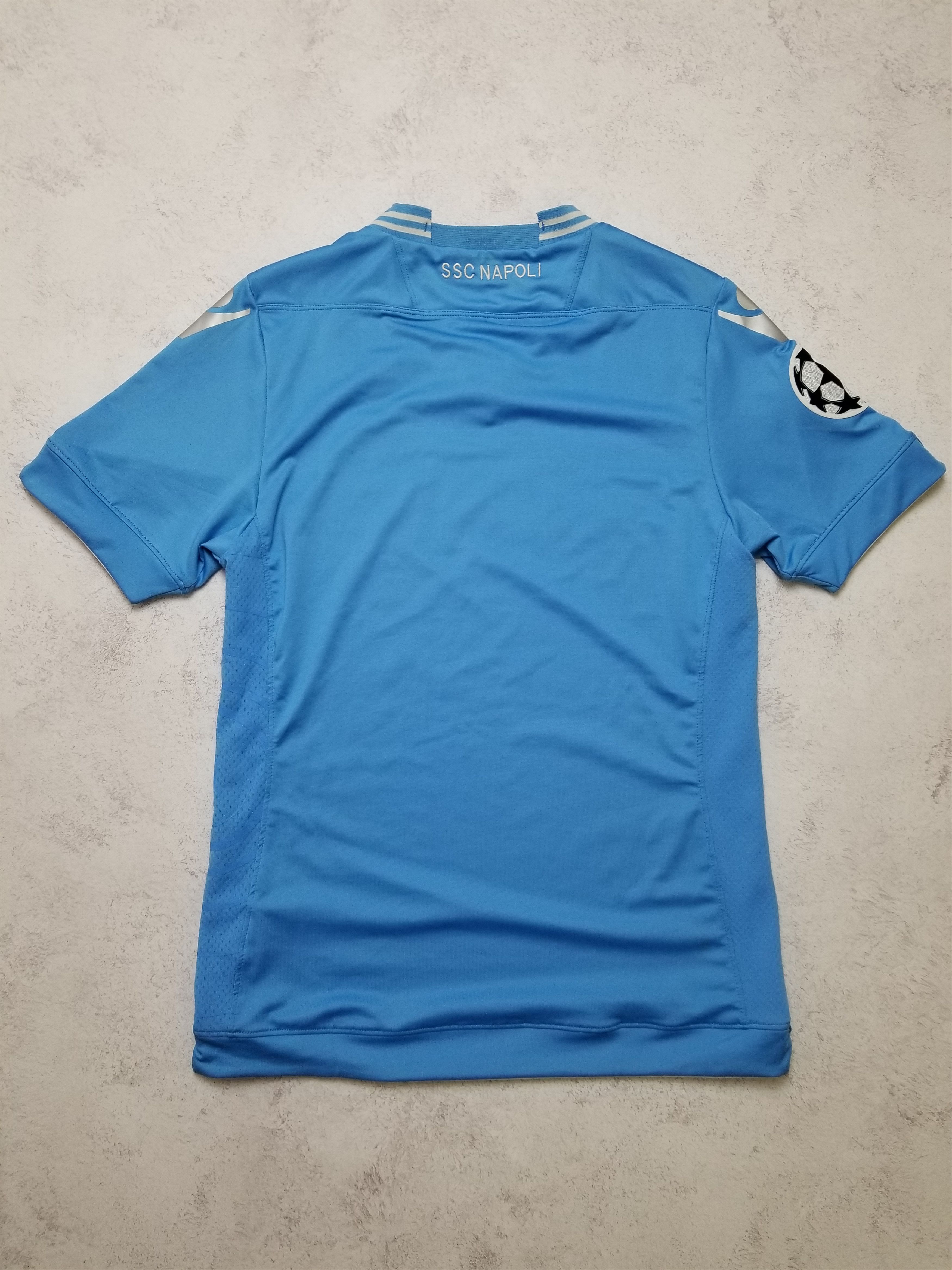 Macron Macron 2013-14 SSC Napoli Football Shirt Jersey Size US S / EU 44-46 / 1 - 3 Thumbnail