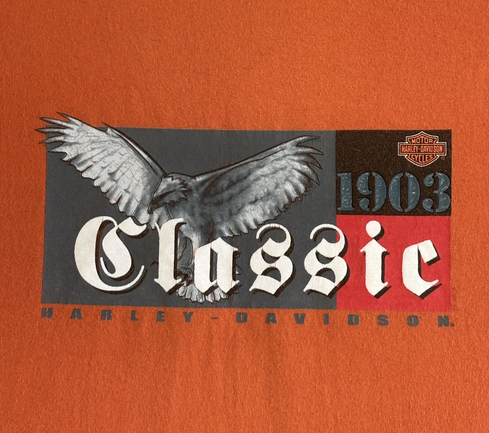 Harley Davidson Harley Davidson Orange T-Shirt size XL Size US XL / EU 56 / 4 - 8 Thumbnail