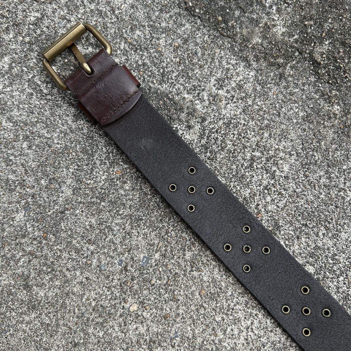 Vintage Vintage studded leather belt (Kapital Style) Size ONE SIZE - 12 Thumbnail