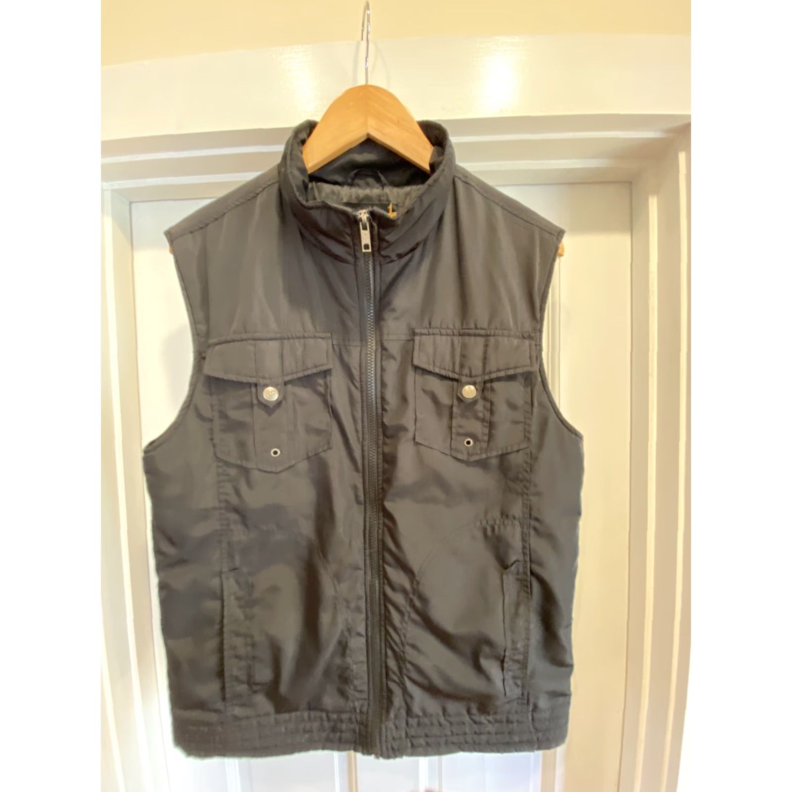 Vintage Mens Medium Helix Black Vest Ski Casual Polyester M Size US M / EU 48-50 / 2 - 6 Thumbnail