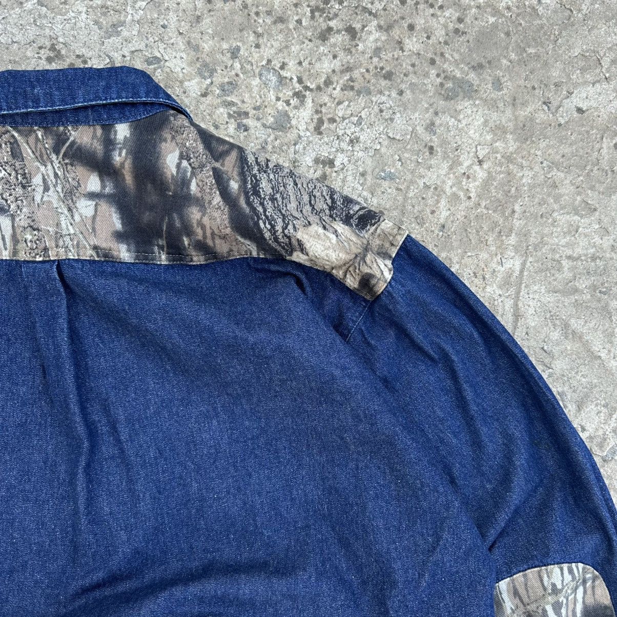 Hypebeast × Japanese Brand × Realtree Vintage Japanese Style Scottish Greys Button Up Real Tree Size US XXL / EU 58 / 5 - 9 Thumbnail