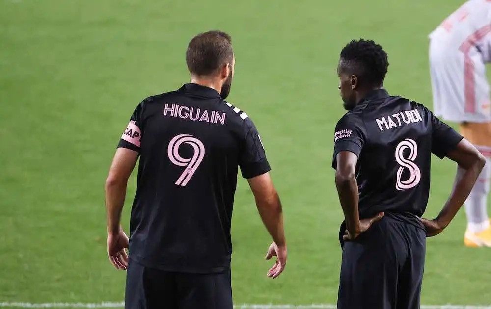Adidas × Vintage INTER MIAMI ADIDAS 2020/2021 FOOTBALL AWAY JERSEY #8 MATUIDI Size US S / EU 44-46 / 1 - 16 Thumbnail