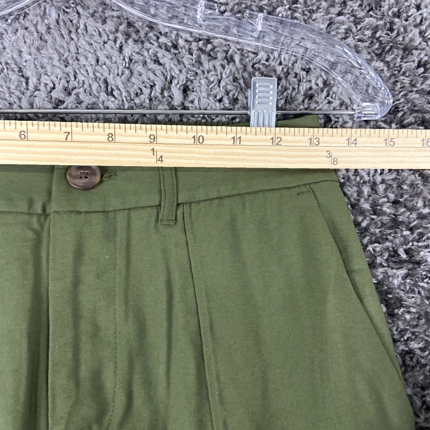 Vintage VINTAGE? No. A New Day Slim Ankle Pants Women’s 4 Green Slimming-Style Everyday Womens Pants 4 Green Adults Women Size 27" / US 4 / IT 40 - 6 Thumbnail