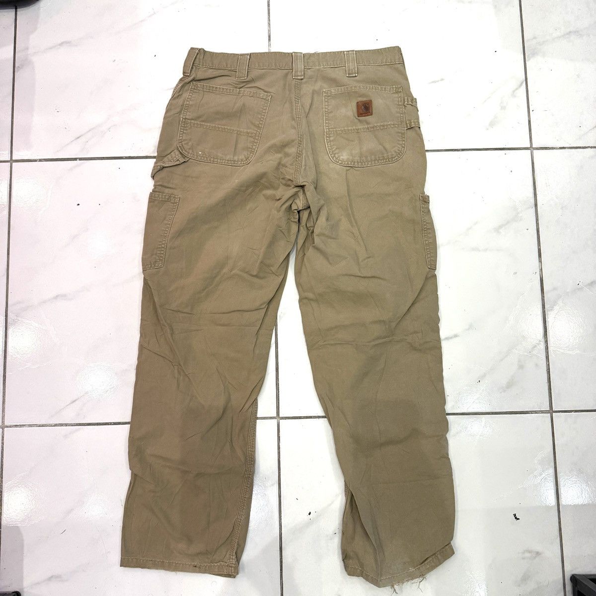 Carhartt Carhartt Khaki Carpenter Pants - 36 x 32 Size US 36 / EU 52 - 2 Thumbnail